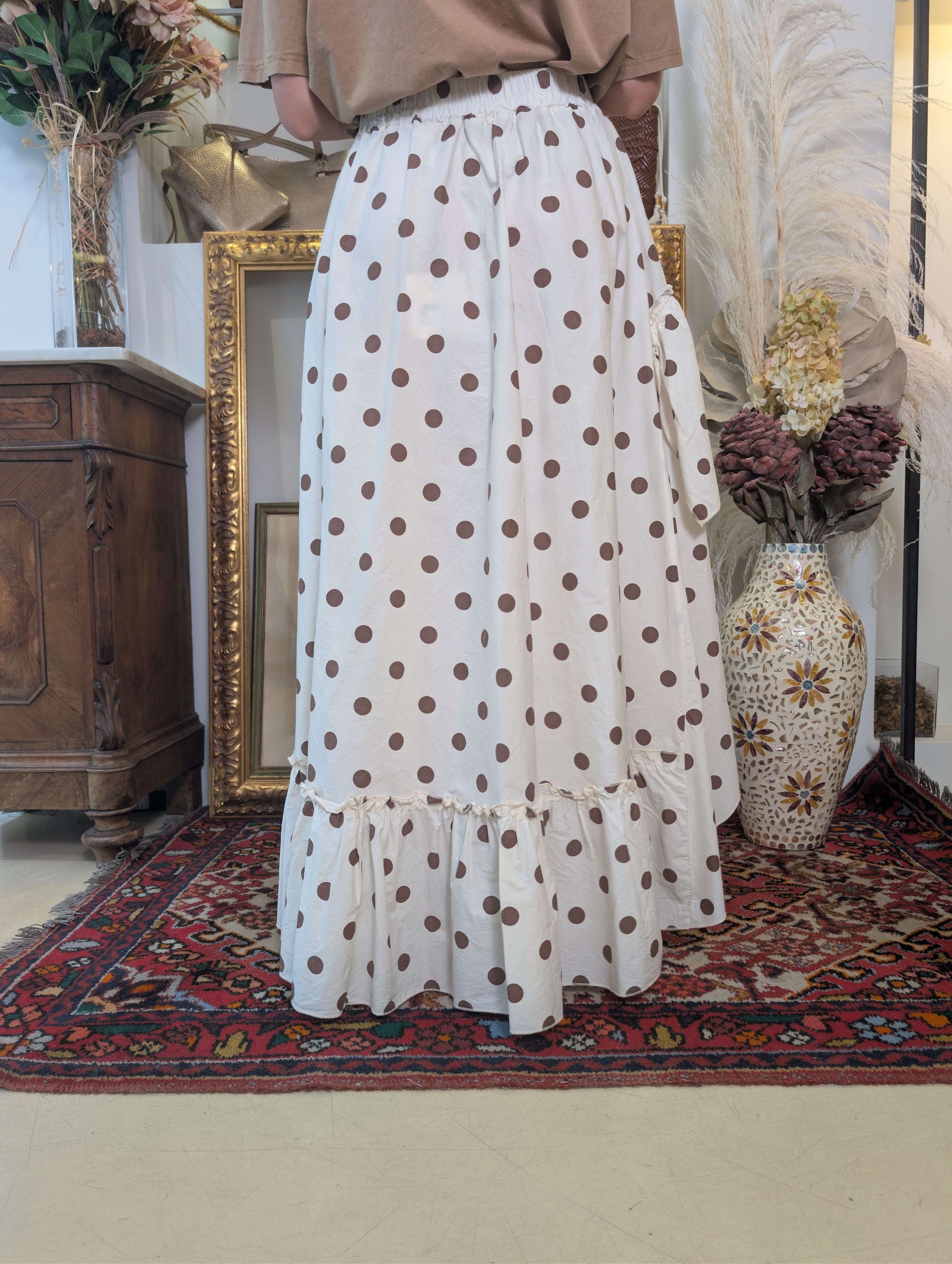 Gonna pois con rouches - SHE_FLORENCE_LAB