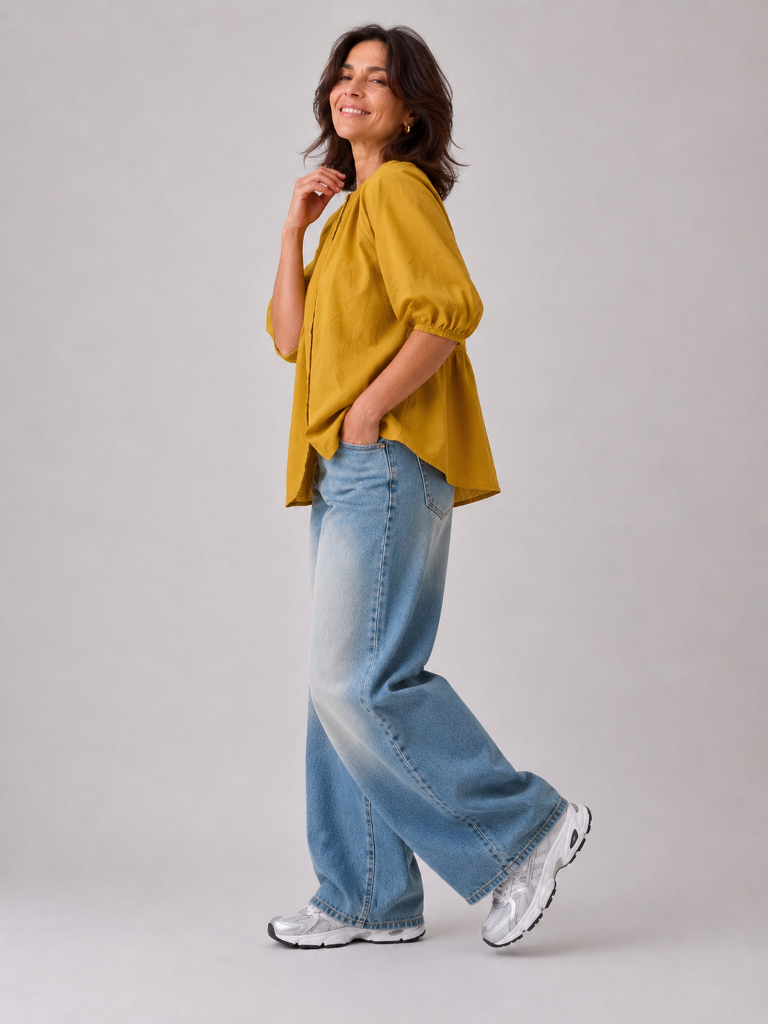 Camicia in mussola di cotone - SHE_FLORENCE_LAB