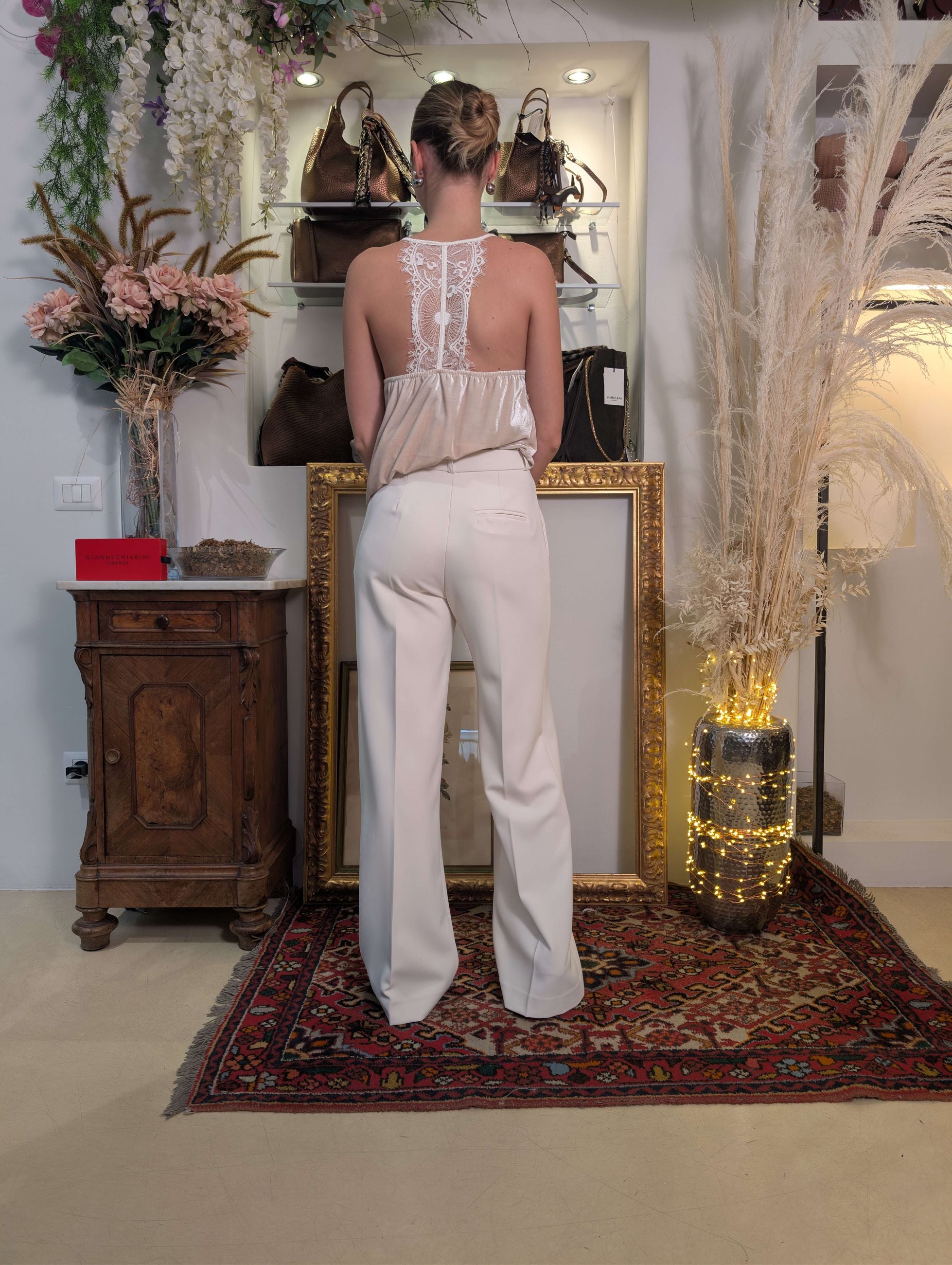 Pantalone burro a gamba dritta in tessuto tecnico - HAVE ONE