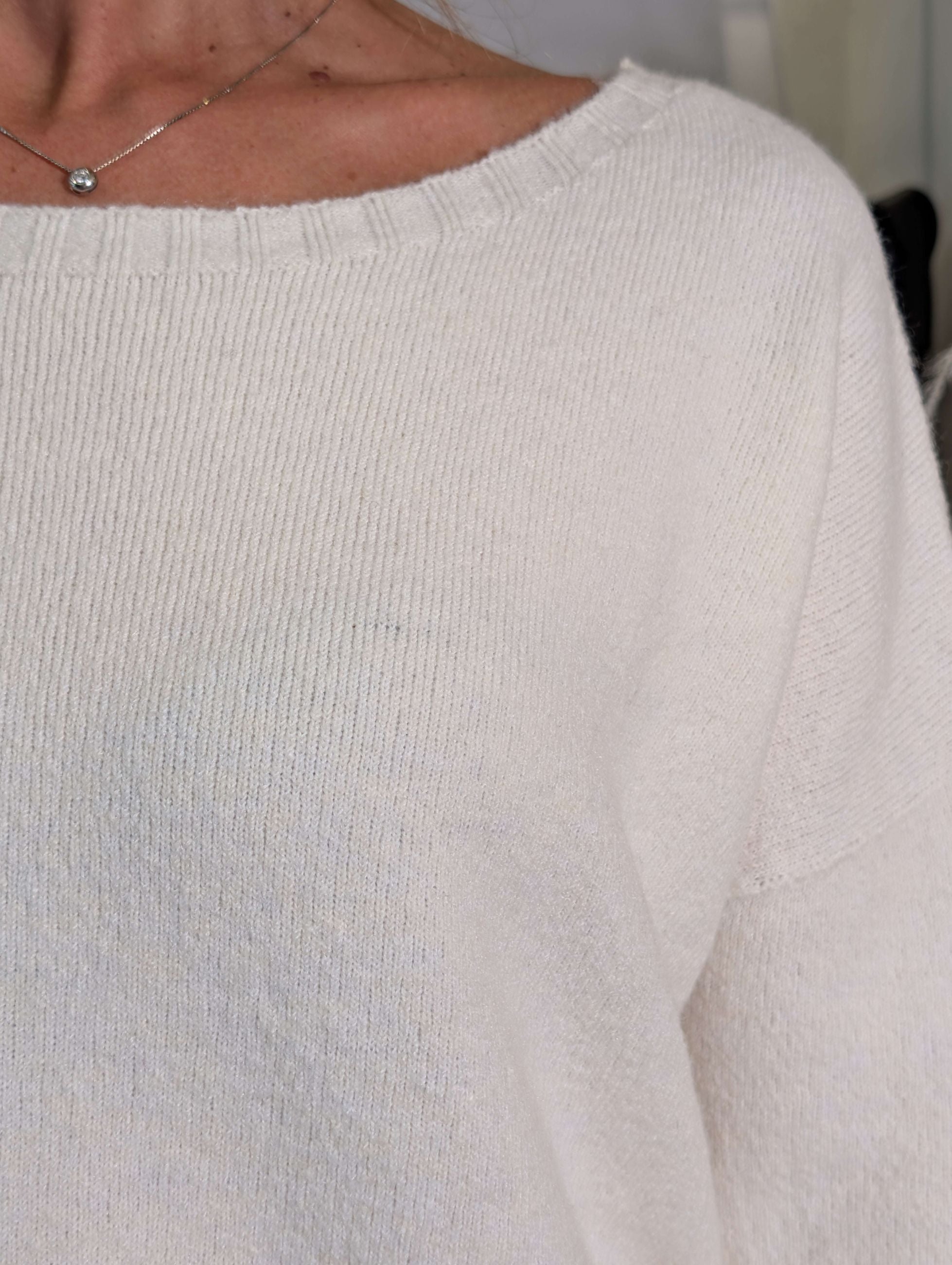 Maglia oversized in bouclé - SHE_FLORENCE_LAB