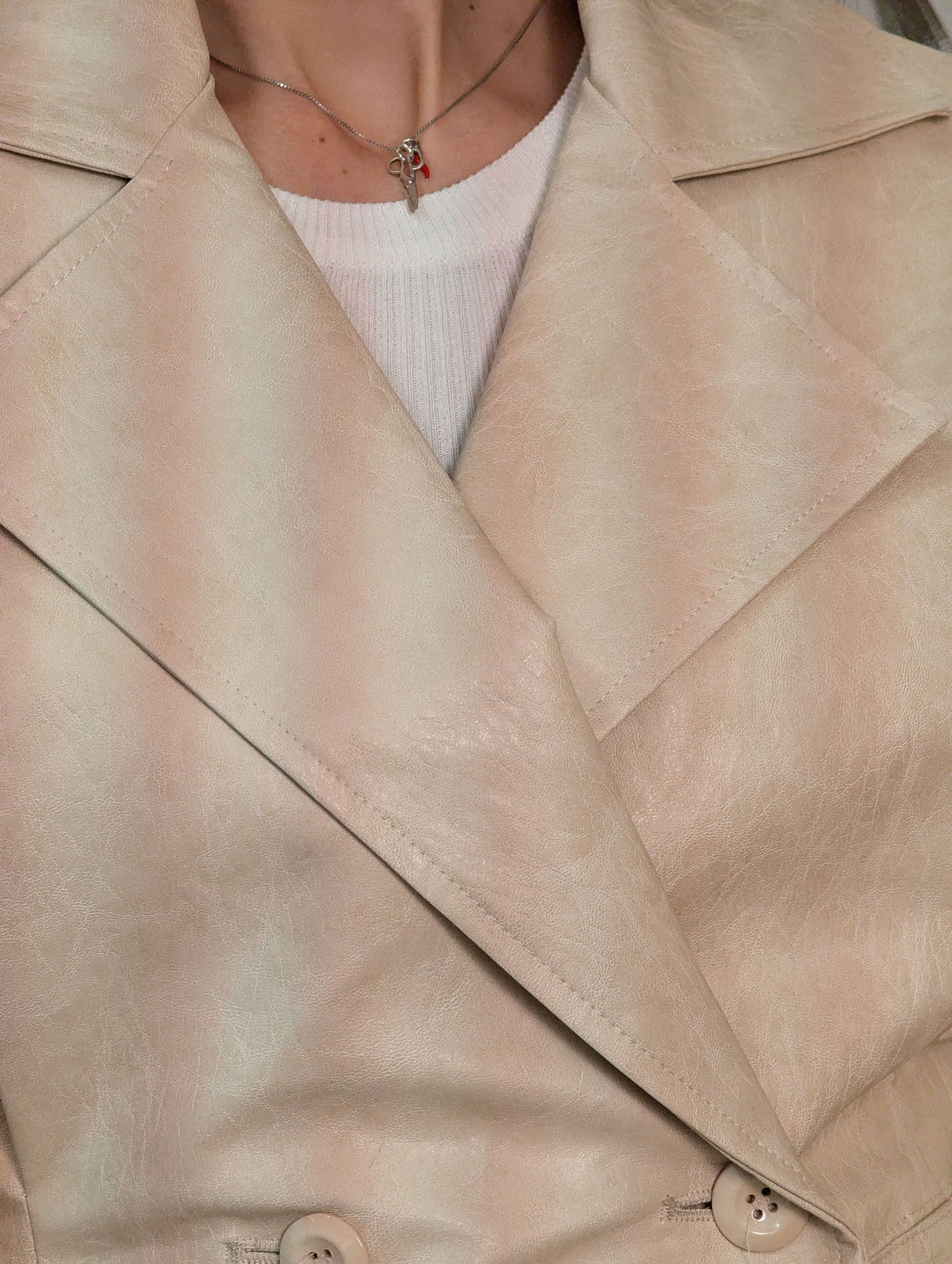 Giacca sfiancata ecopelle - HAVE ONE