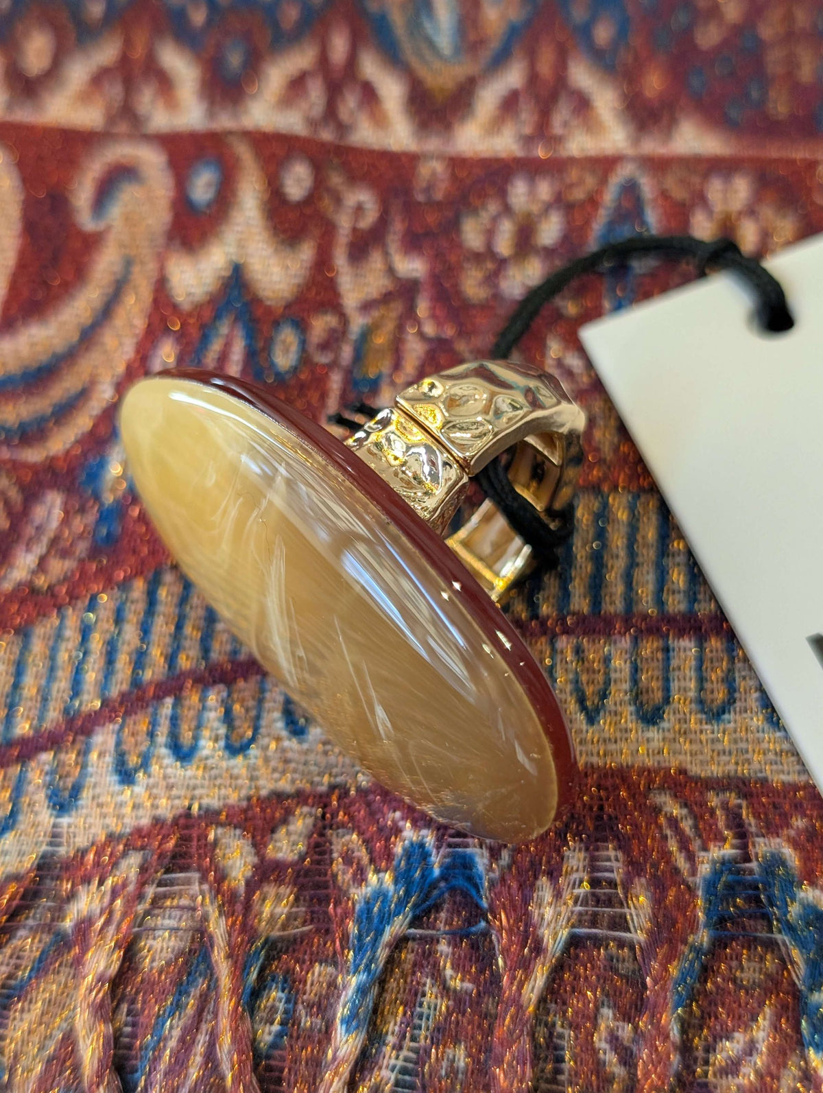 ANELLO THAI IN ACRILICO GIALLO - NALI'