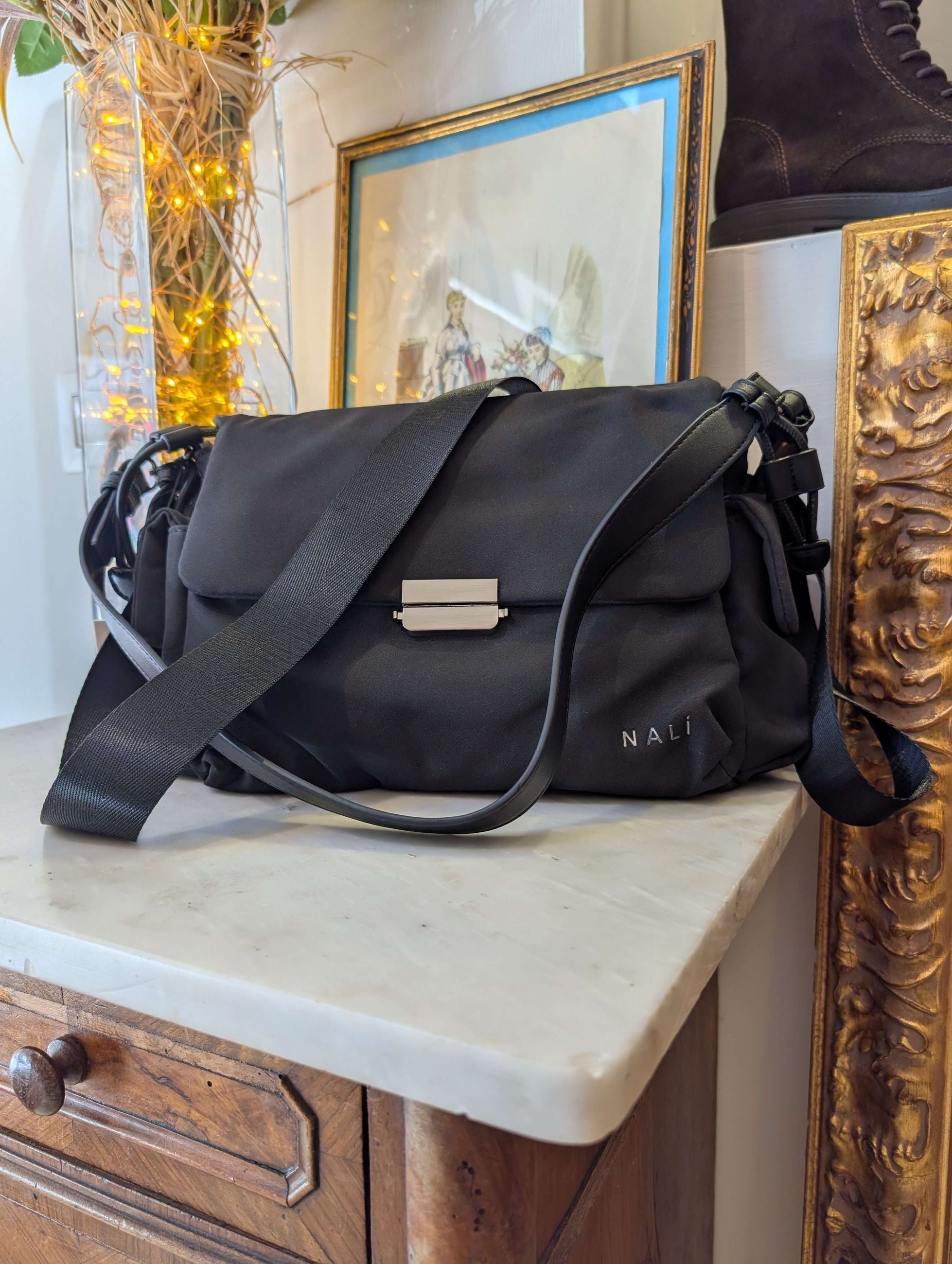 BORSA OSLO CROSS BODY NERO - NALI'