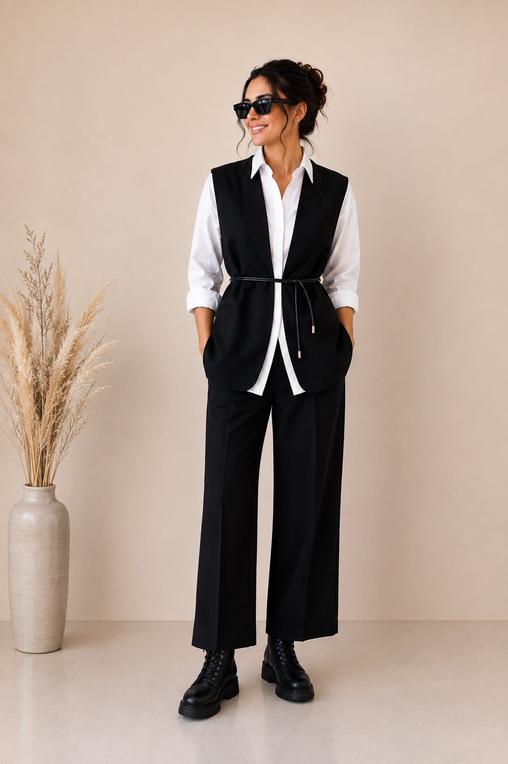 Gilet con cintura - LE SARTE DEL SOLE