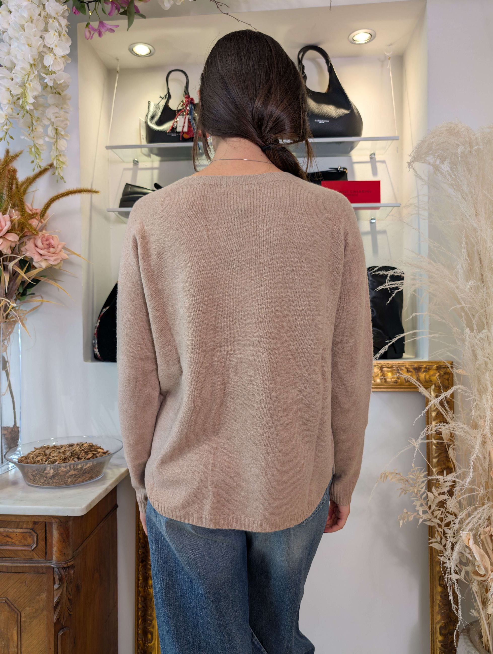 Maglia barchetta con fondo stondato - SHE_FLORENCE_LAB