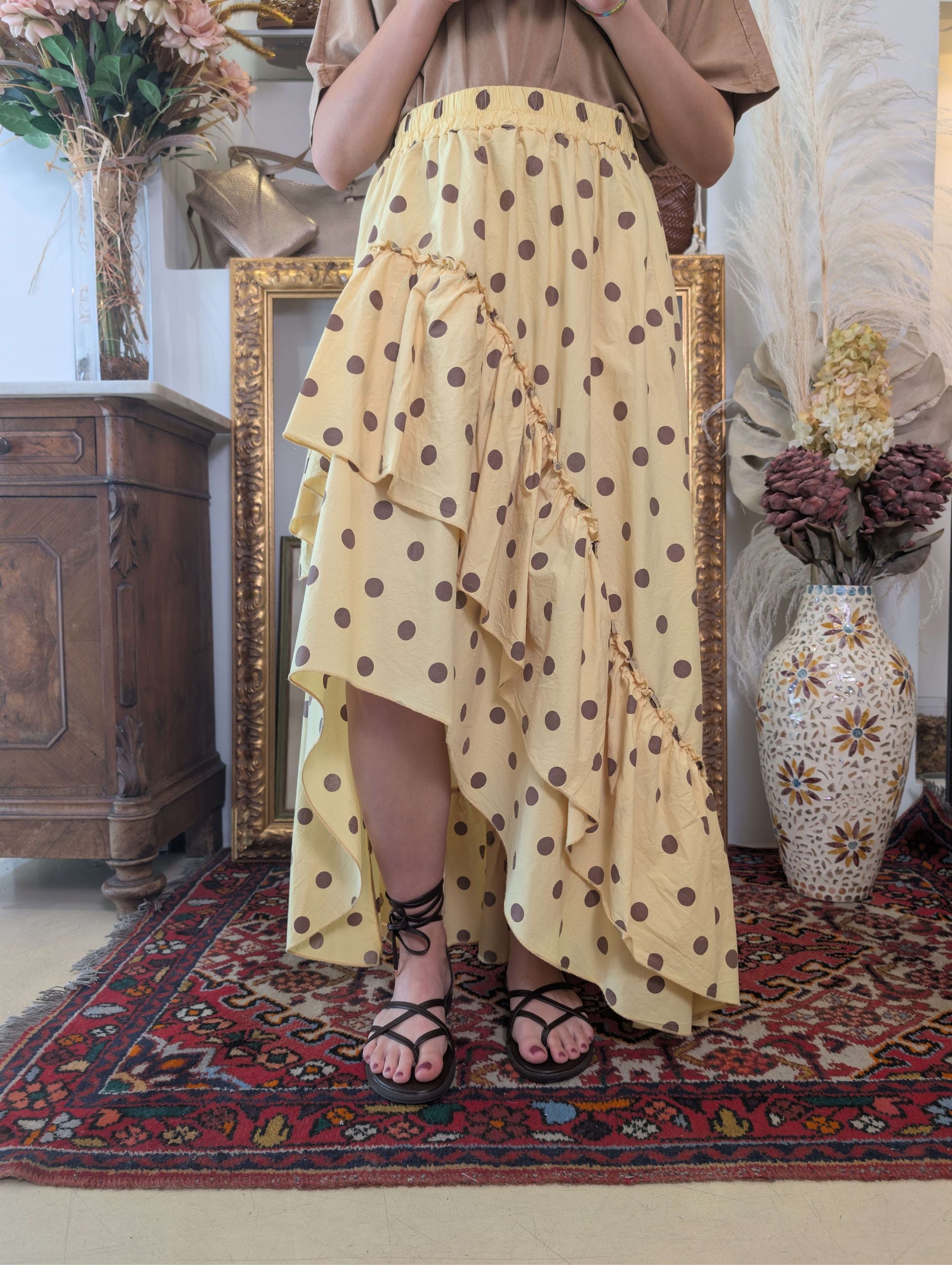 Gonna pois con rouches - SHE_FLORENCE_LAB
