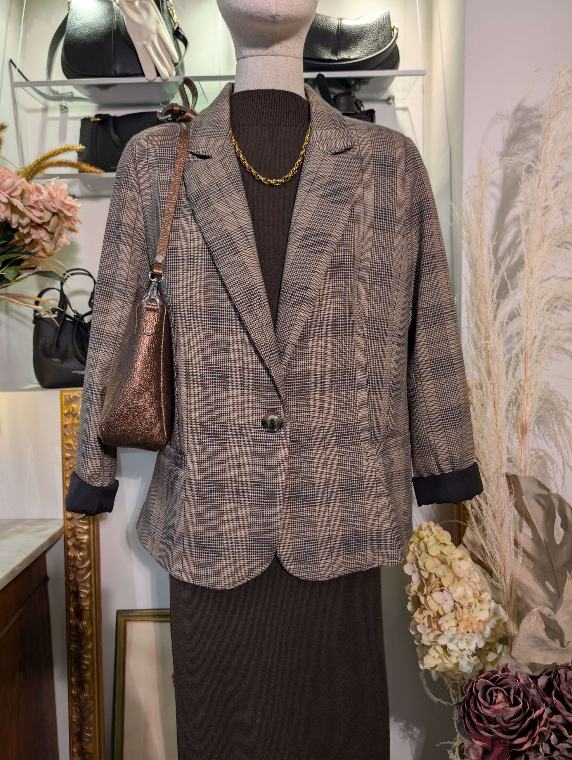 Giacca check oversize - HAVE ONE