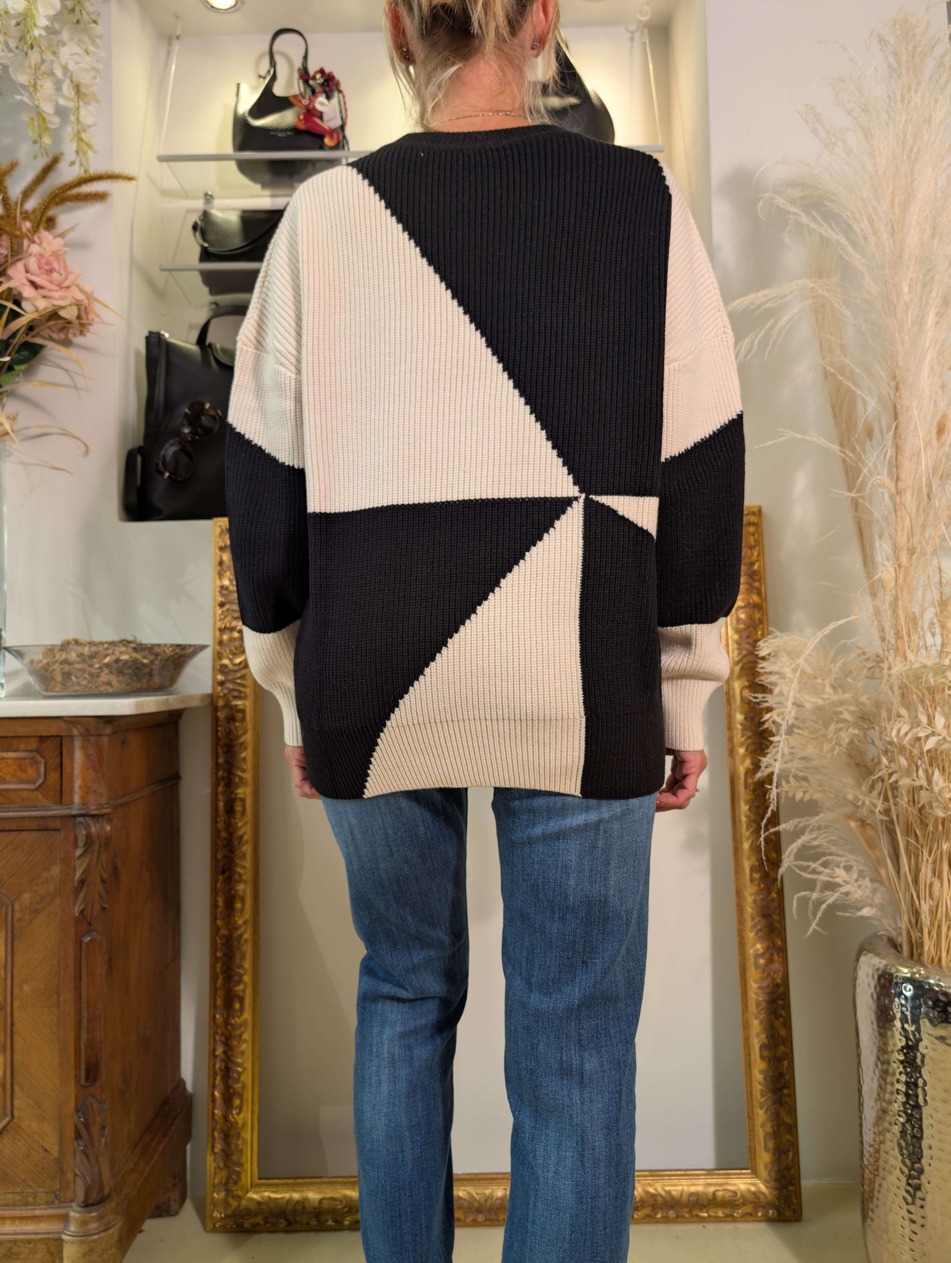 Maglia a intarsio color block - SHE_FLORENCE_LAB