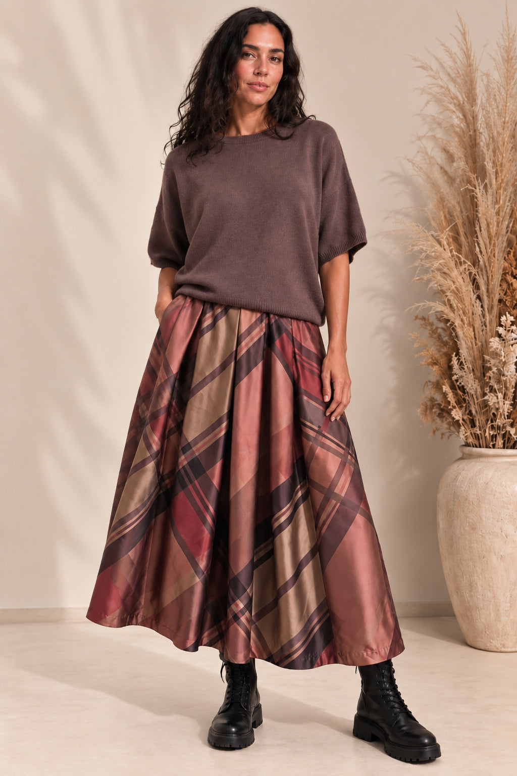 Maglia Cashmere Over Fit Tinto Capo - DIXIE