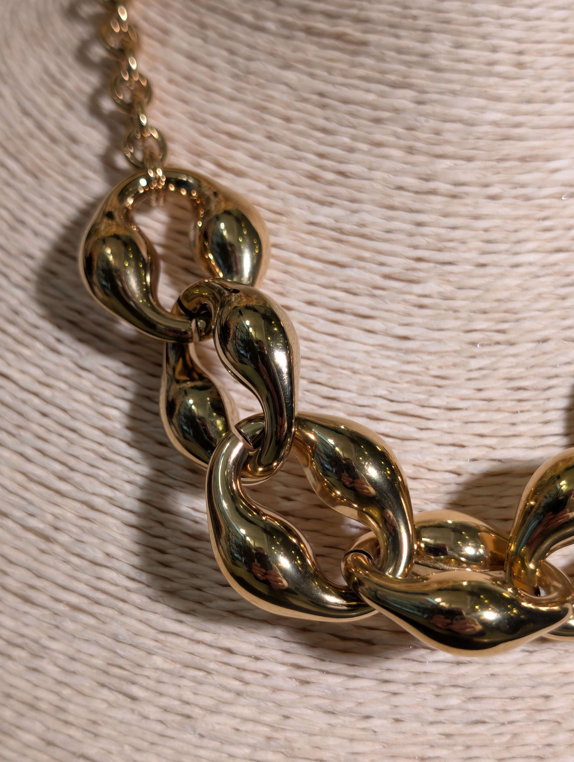 COLLANA ROUND CON ANELLI BIG ORO - NALI'