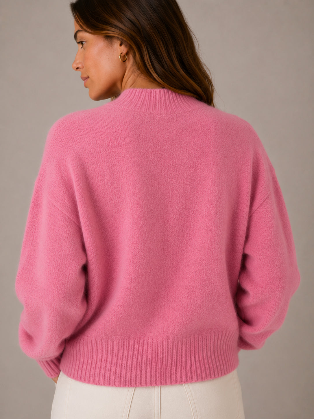 Maglia kimono in angora - .SOLO TRE
