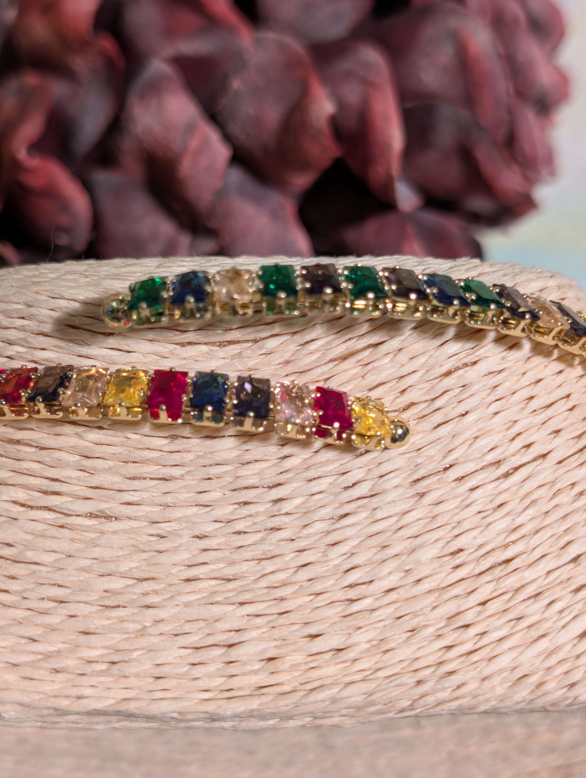 COLLANA GIROCOLLO CON PIETRE MULTICOLOR - NALI'