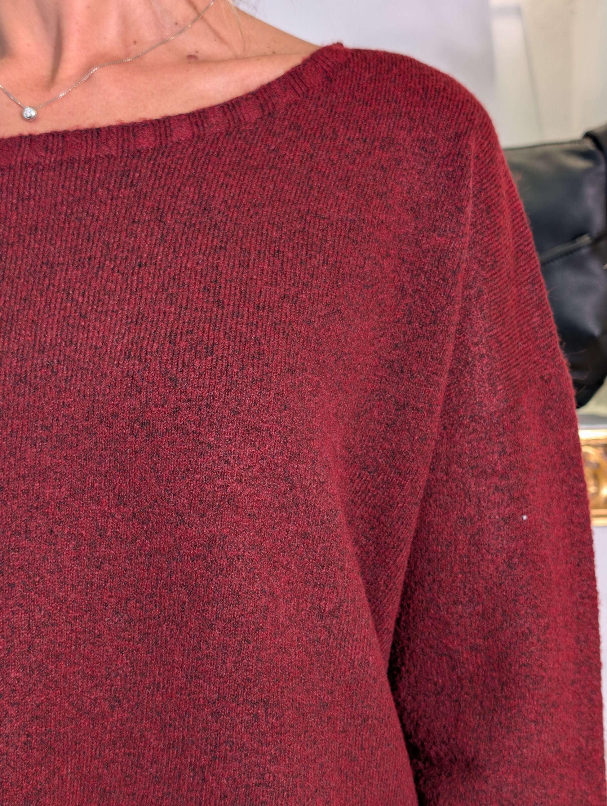 Maglia oversized in bouclé - SHE_FLORENCE_LAB