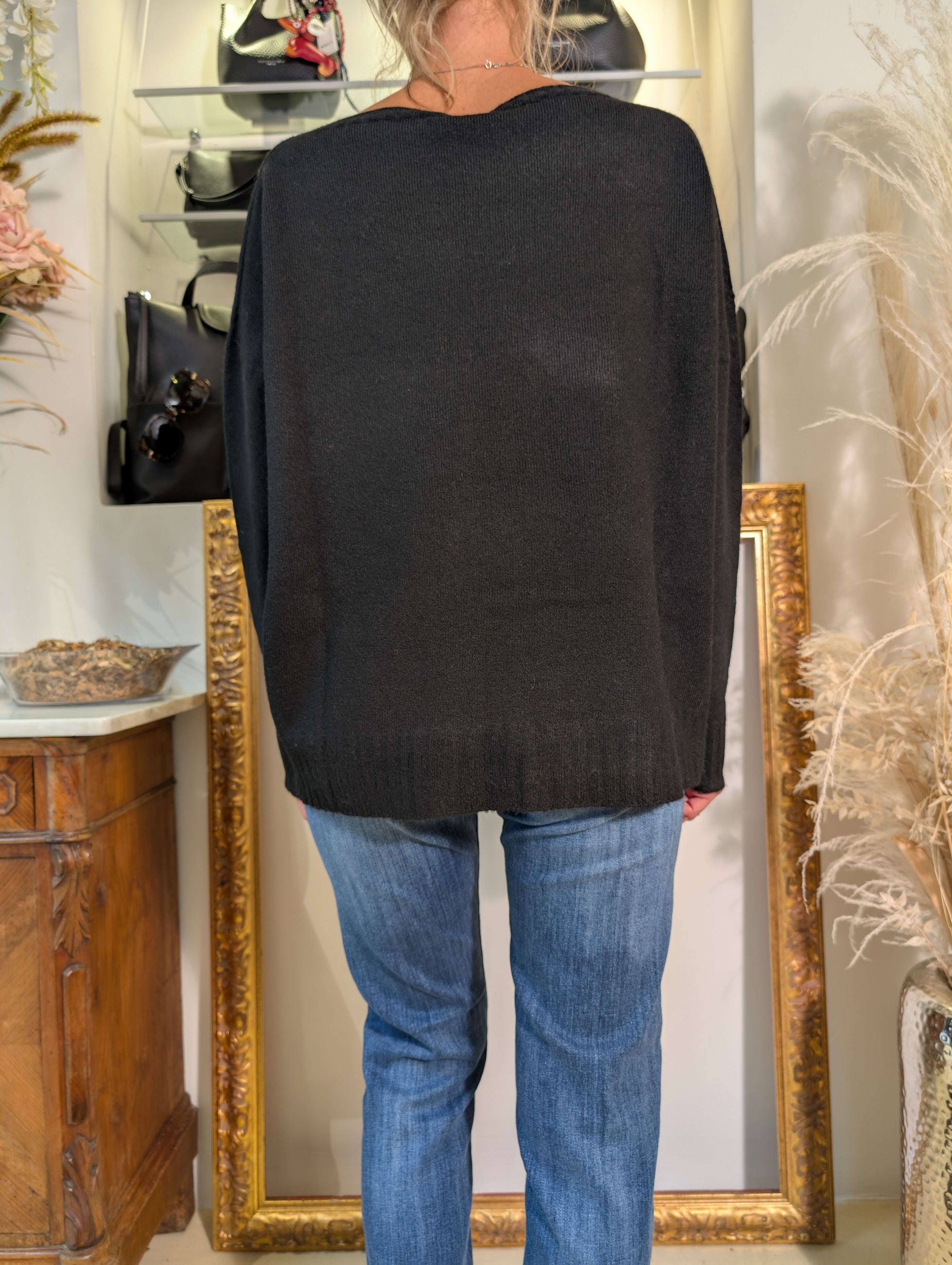 Maglia oversized in bouclé - SHE_FLORENCE_LAB