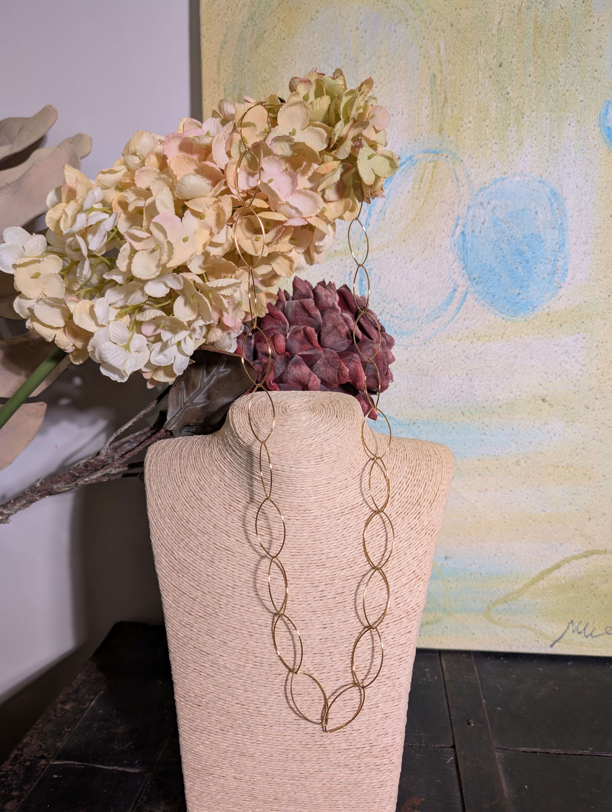 COLLANA INANELLATA LUNGA ACC. INO. ORO - NALI'