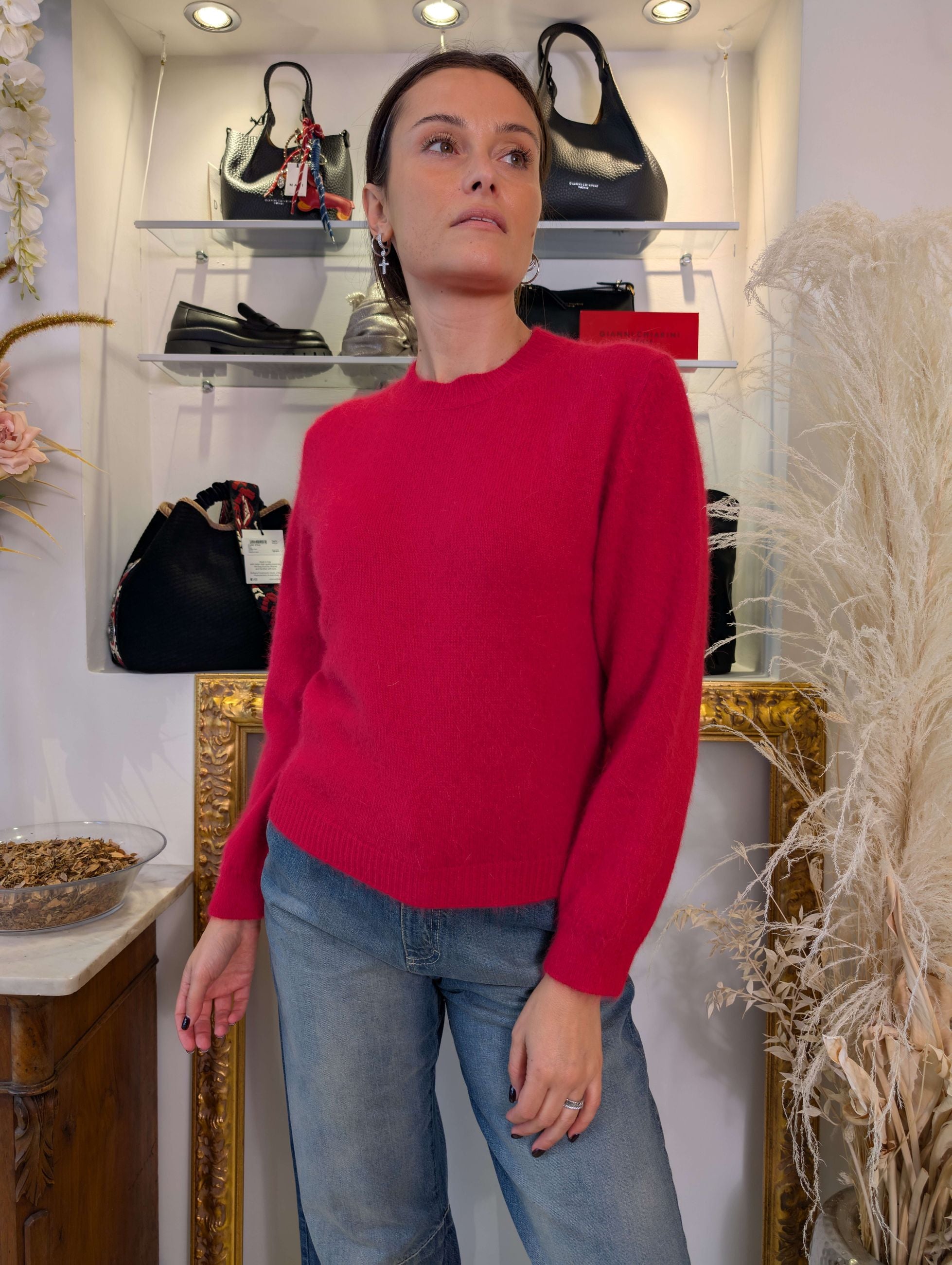Maglia in angora - .SOLO TRE