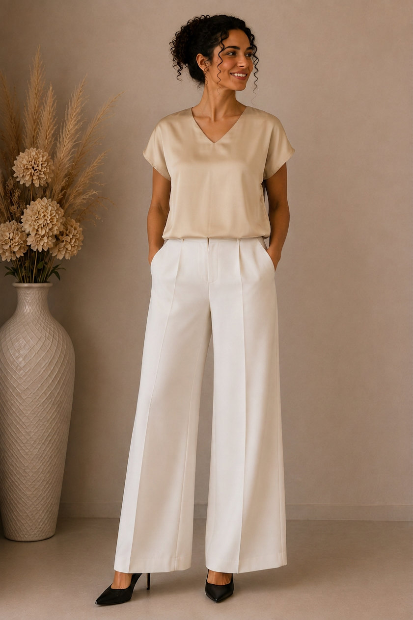 Blusa in raso - LE SARTE DEL SOLE