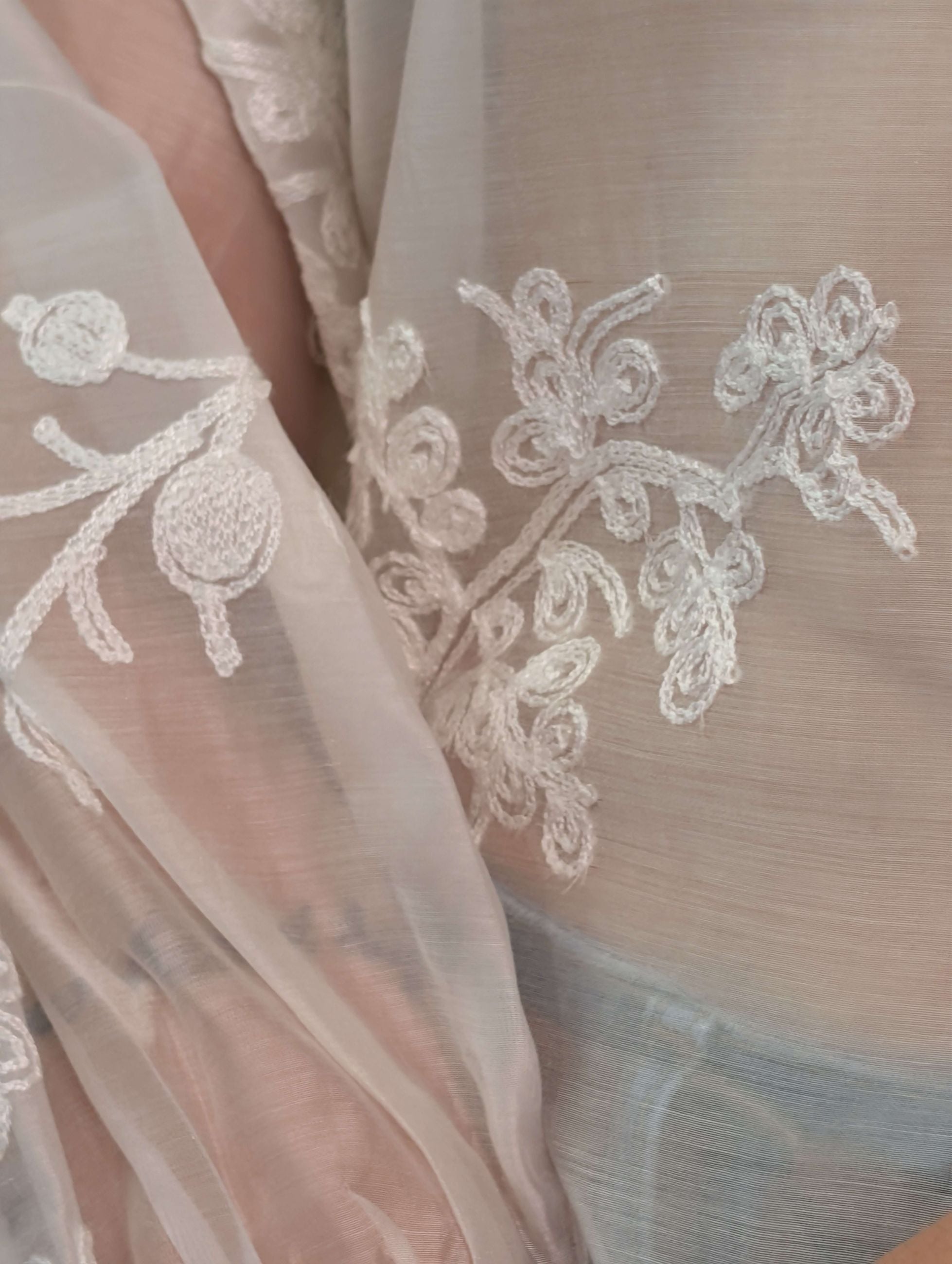 Camicia-kimono cropped in tessuto devoré - SHE_FLORENCE_LAB