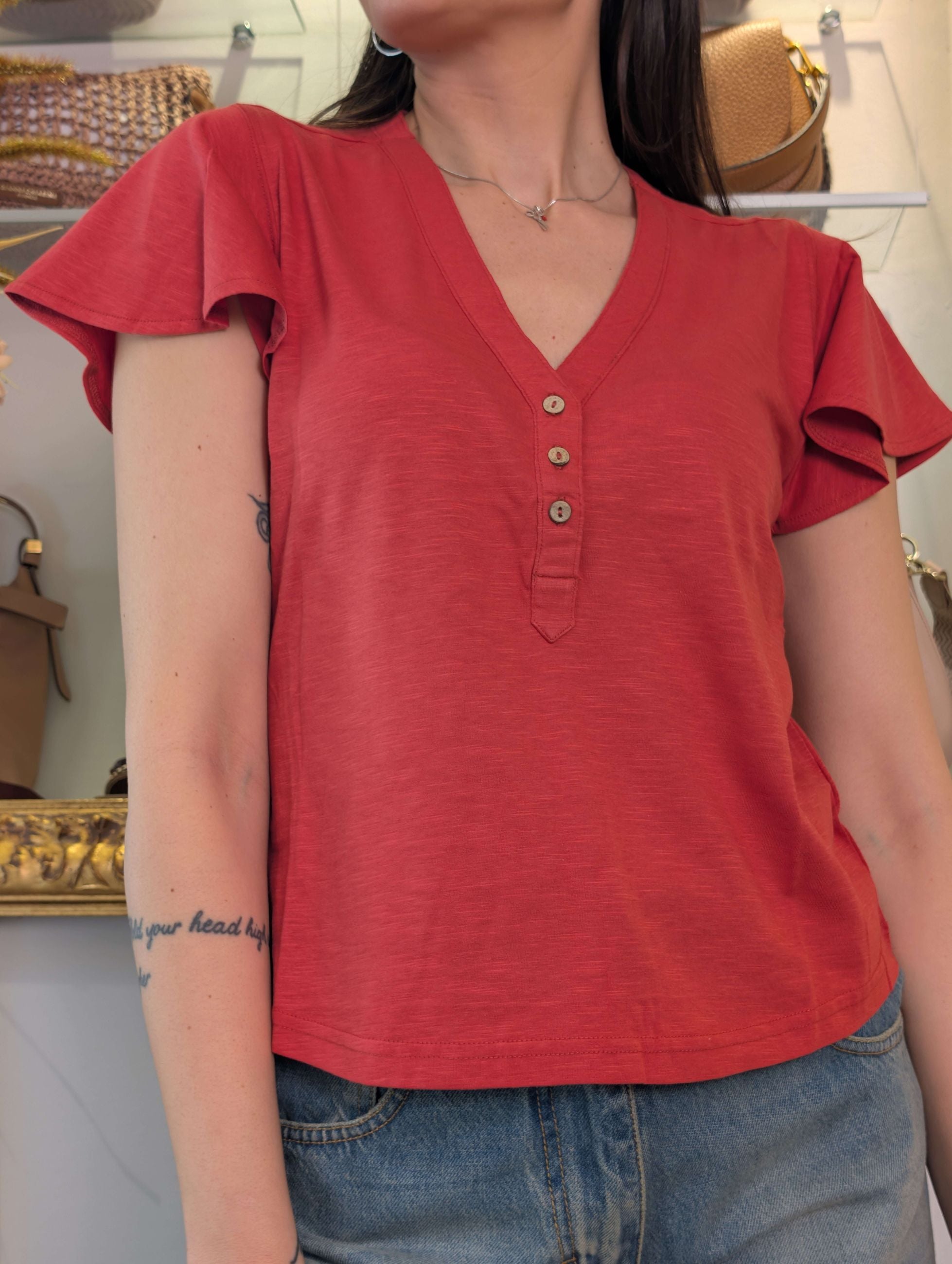 Serafino in cotone fiammato - MARKUP DONNA