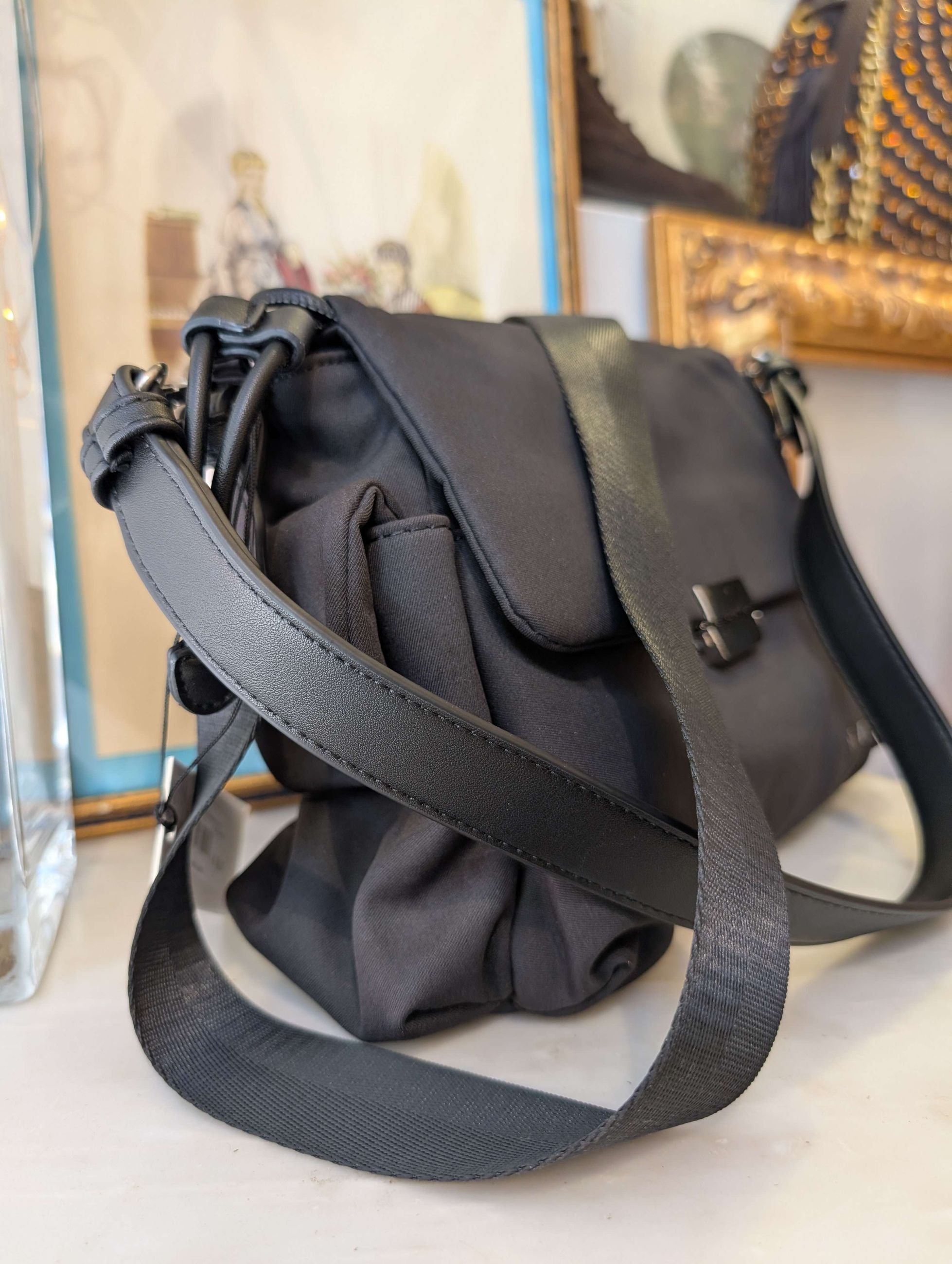 BORSA OSLO CROSS BODY NERO - NALI'