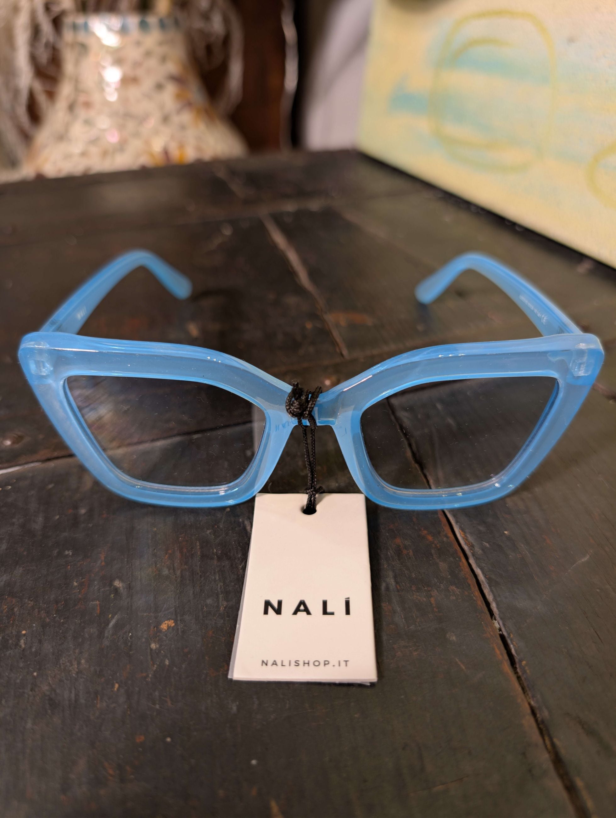 OCCHIALI WILLY OVAL GRIGIO - NALI'