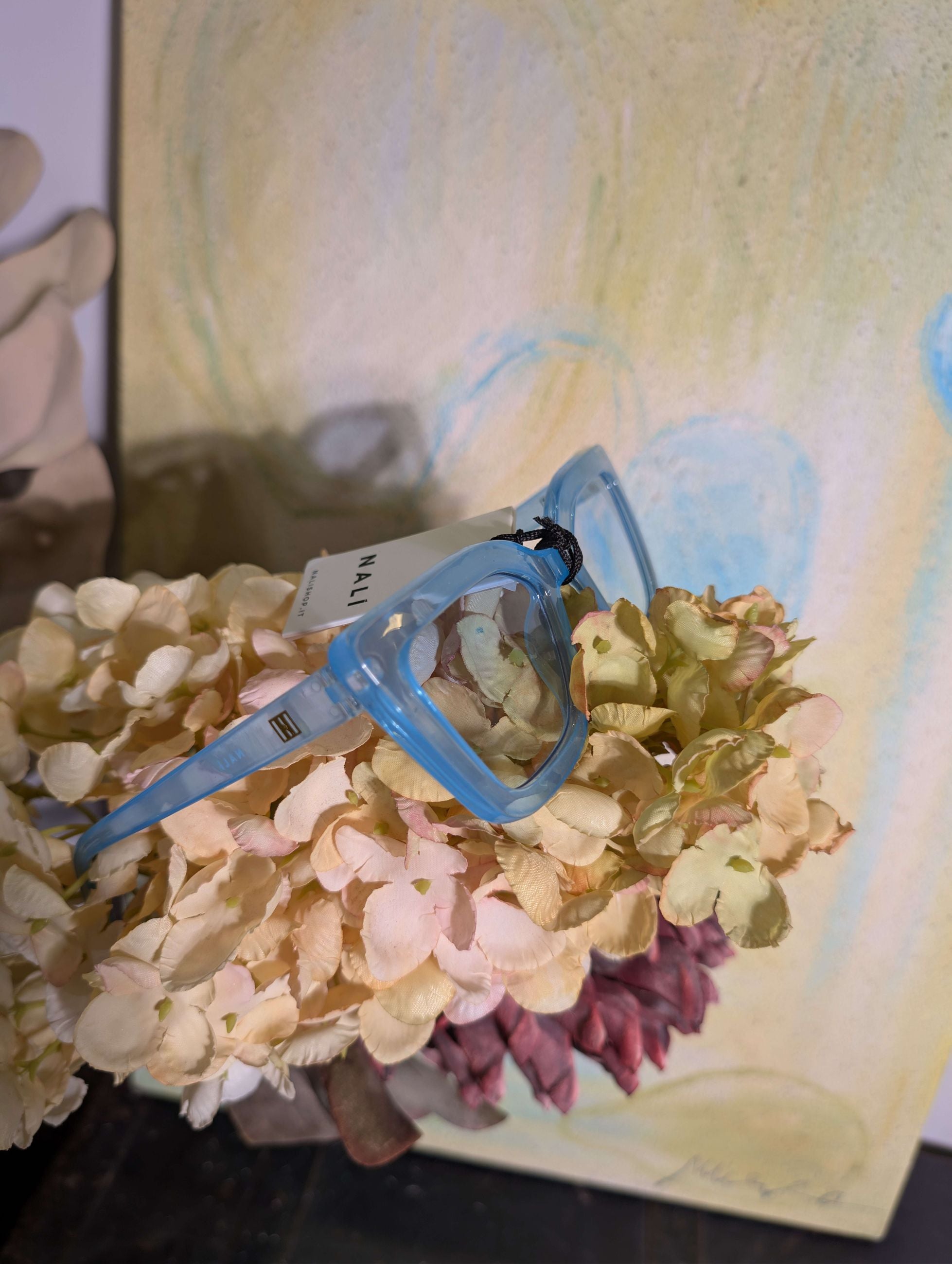 OCCHIALI WILLY OVAL GRIGIO - NALI'