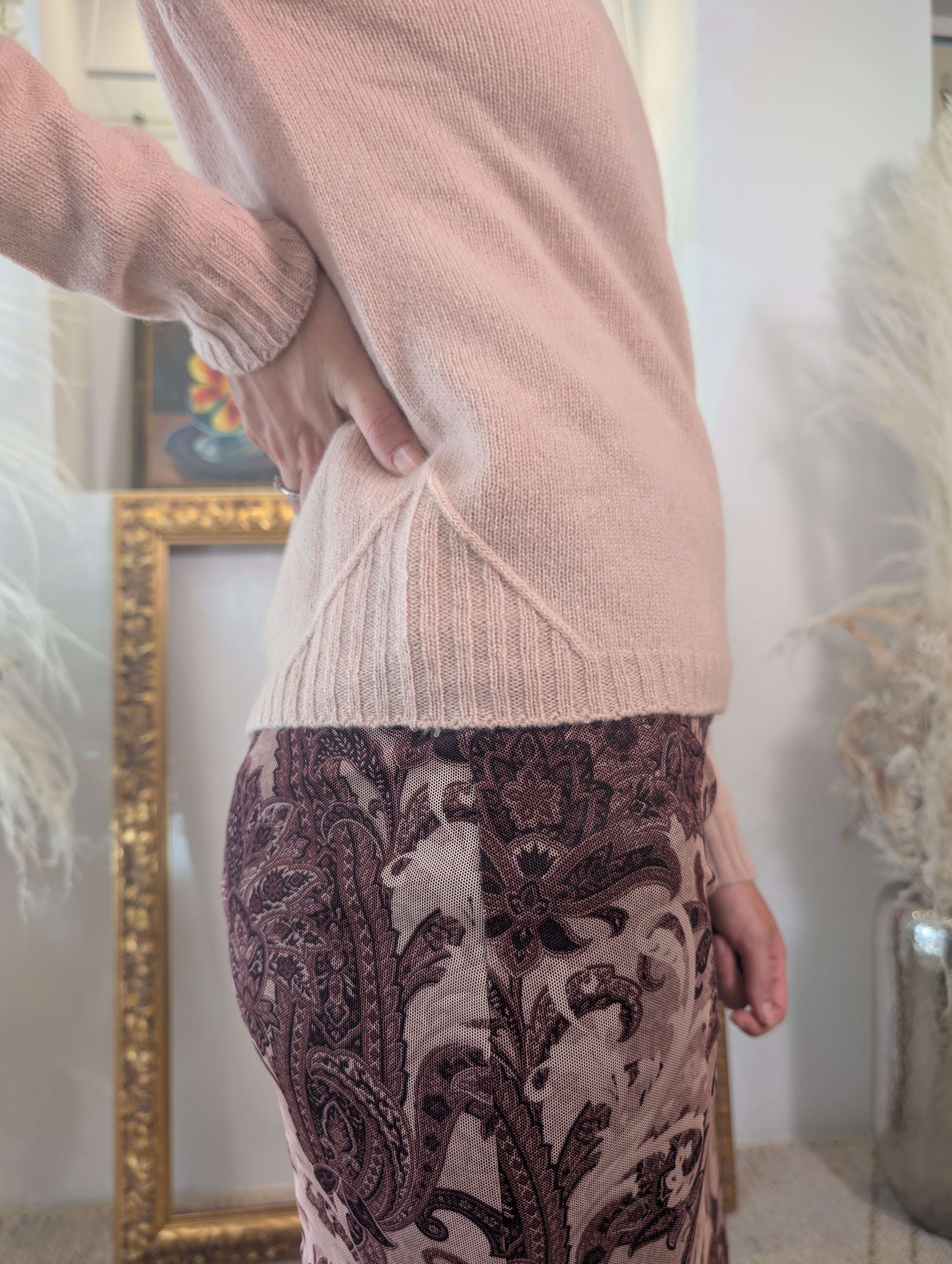 Maglia seamless in cachemire - .SOLO TRE
