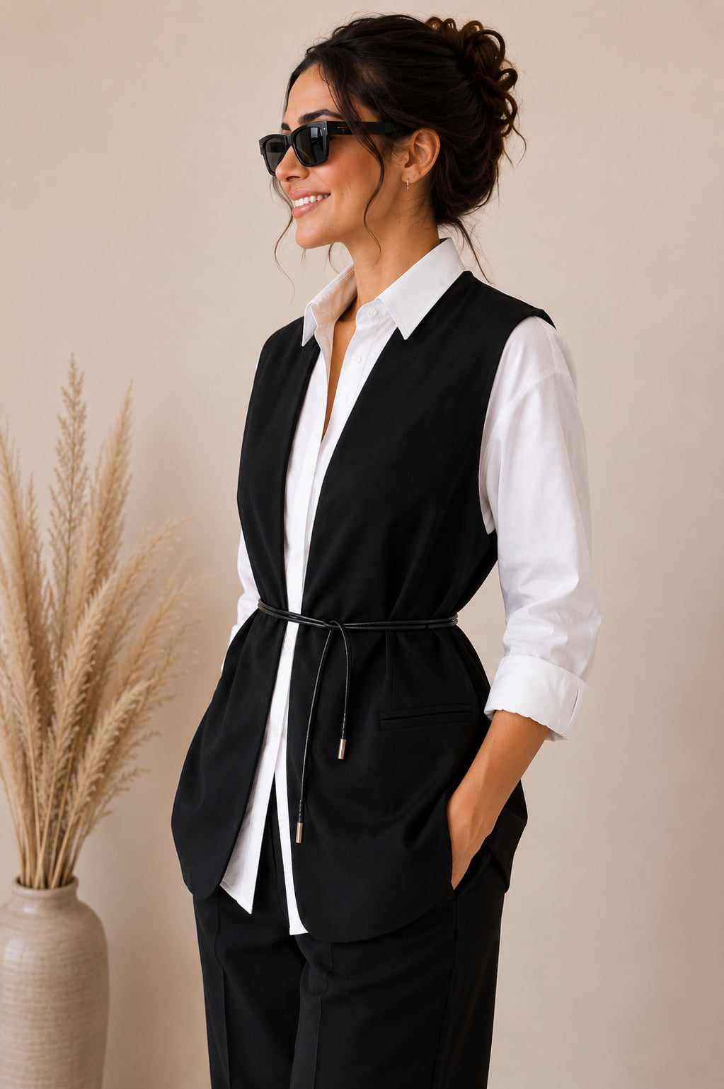 Gilet con cintura - LE SARTE DEL SOLE
