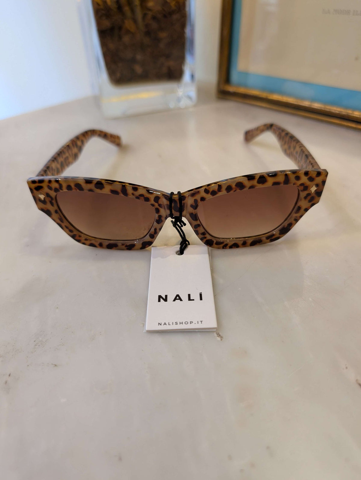 OCCHIALI AGATA LEOPARD MARRONE - NALI'