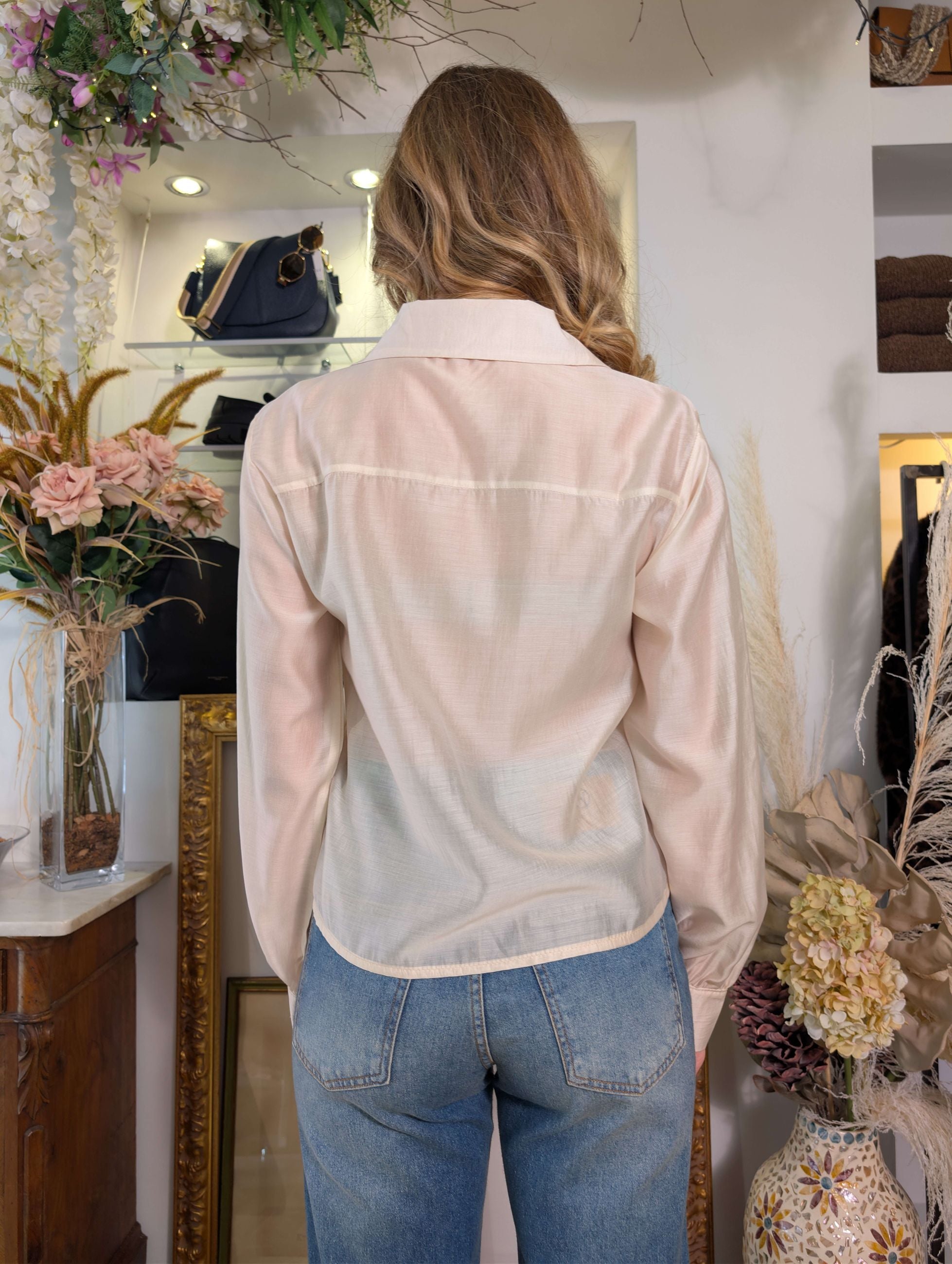 Camicia in Tencel con tasche frontali - SHE_FLORENCE_LAB