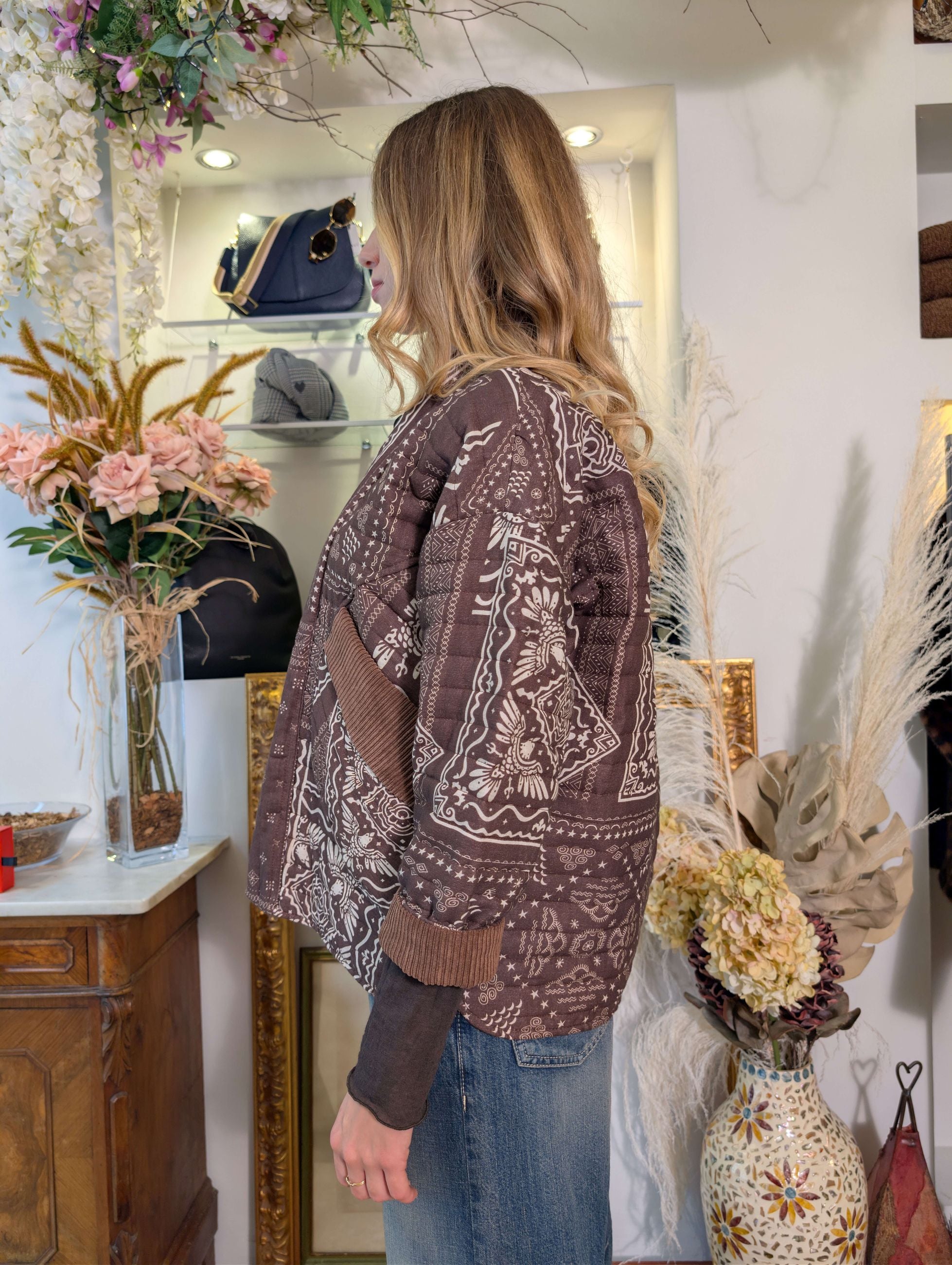 Kimono trapuntato fantasia Mexico - SHE_FLORENCE_LAB