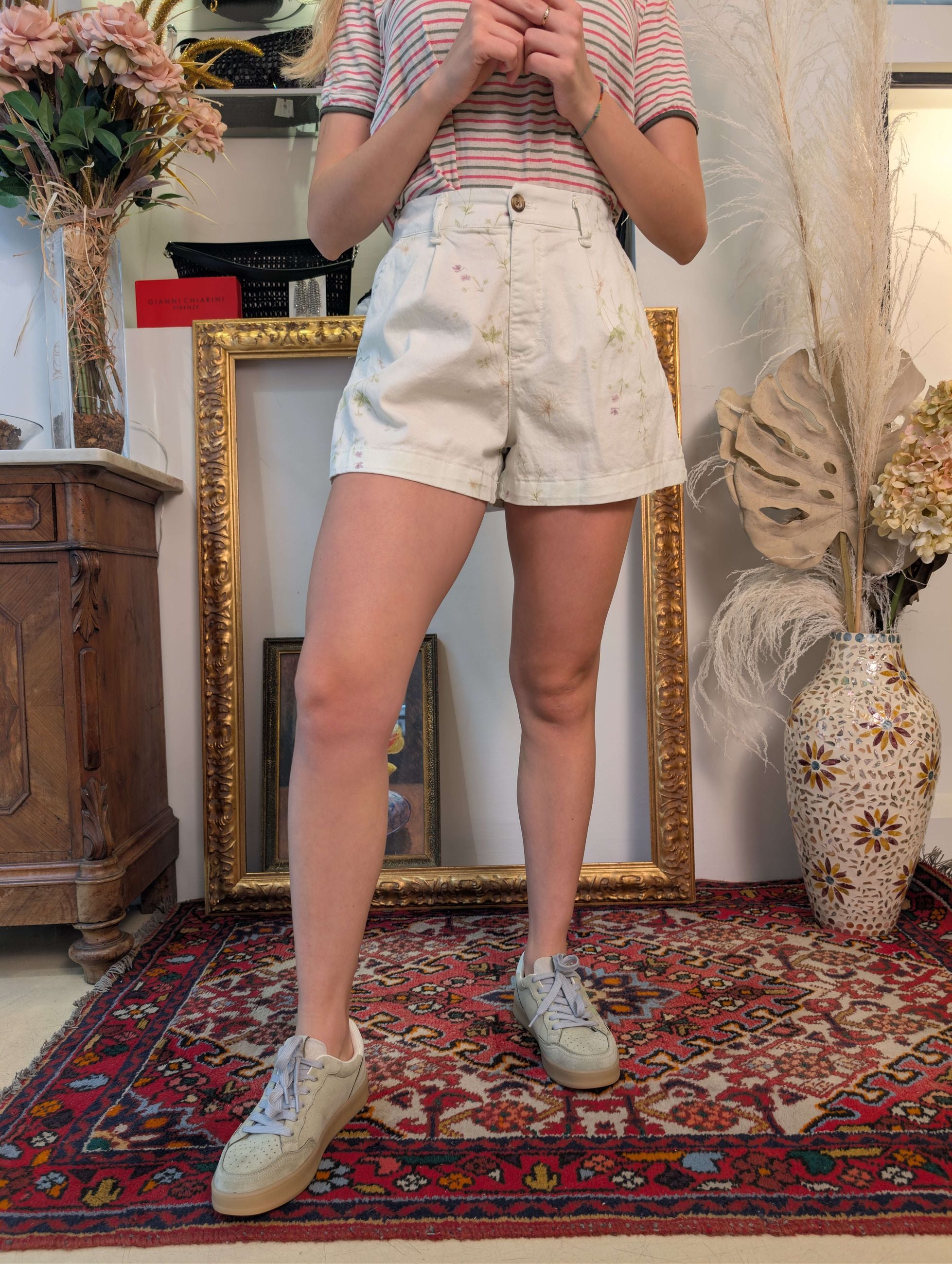 Bermuda stampa sfumata ramages - PLEASE