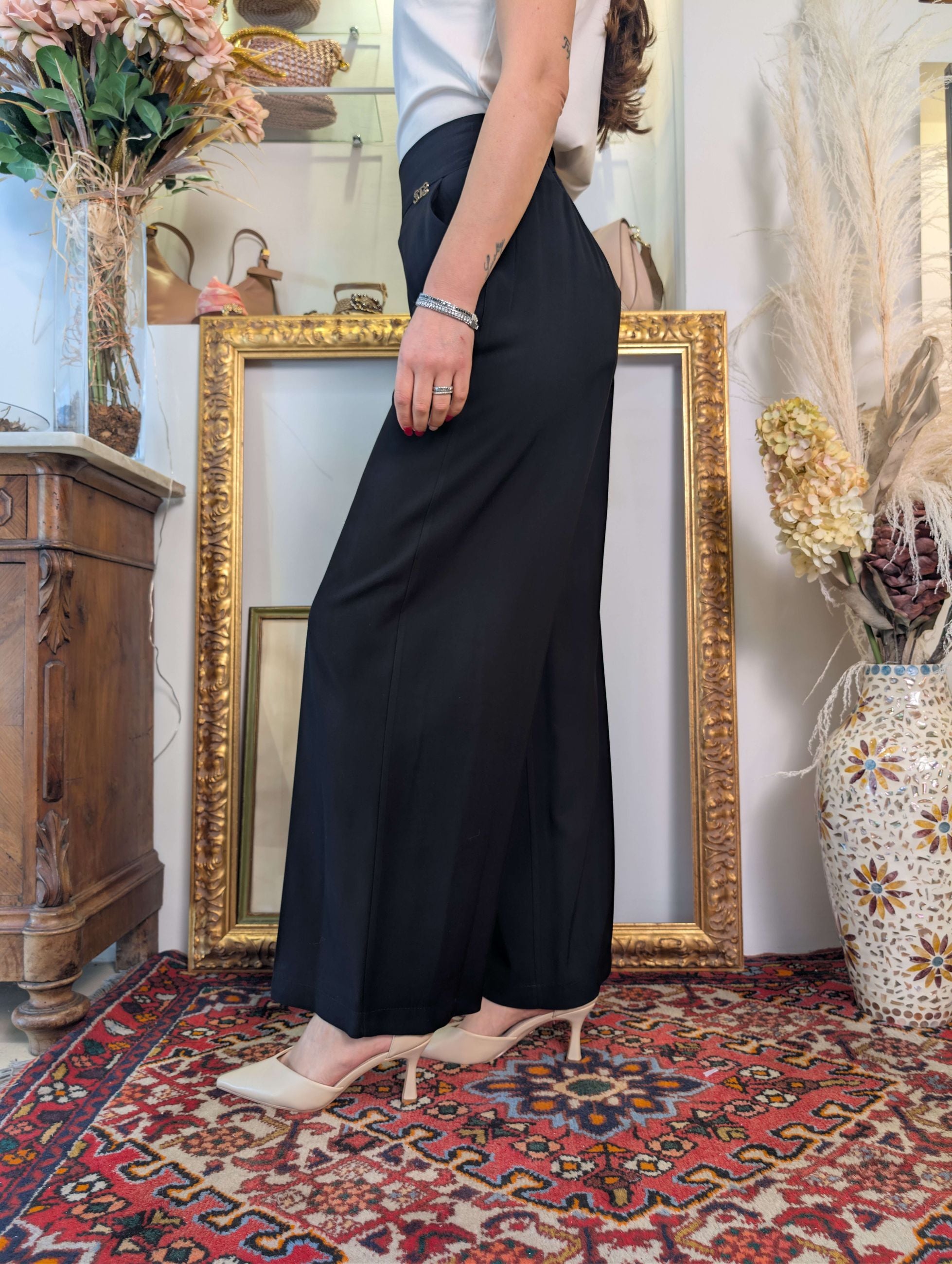 Pantalone palazzo Le Sarte del Sole – Vestibilità regular - LE SARTE DEL SOLE