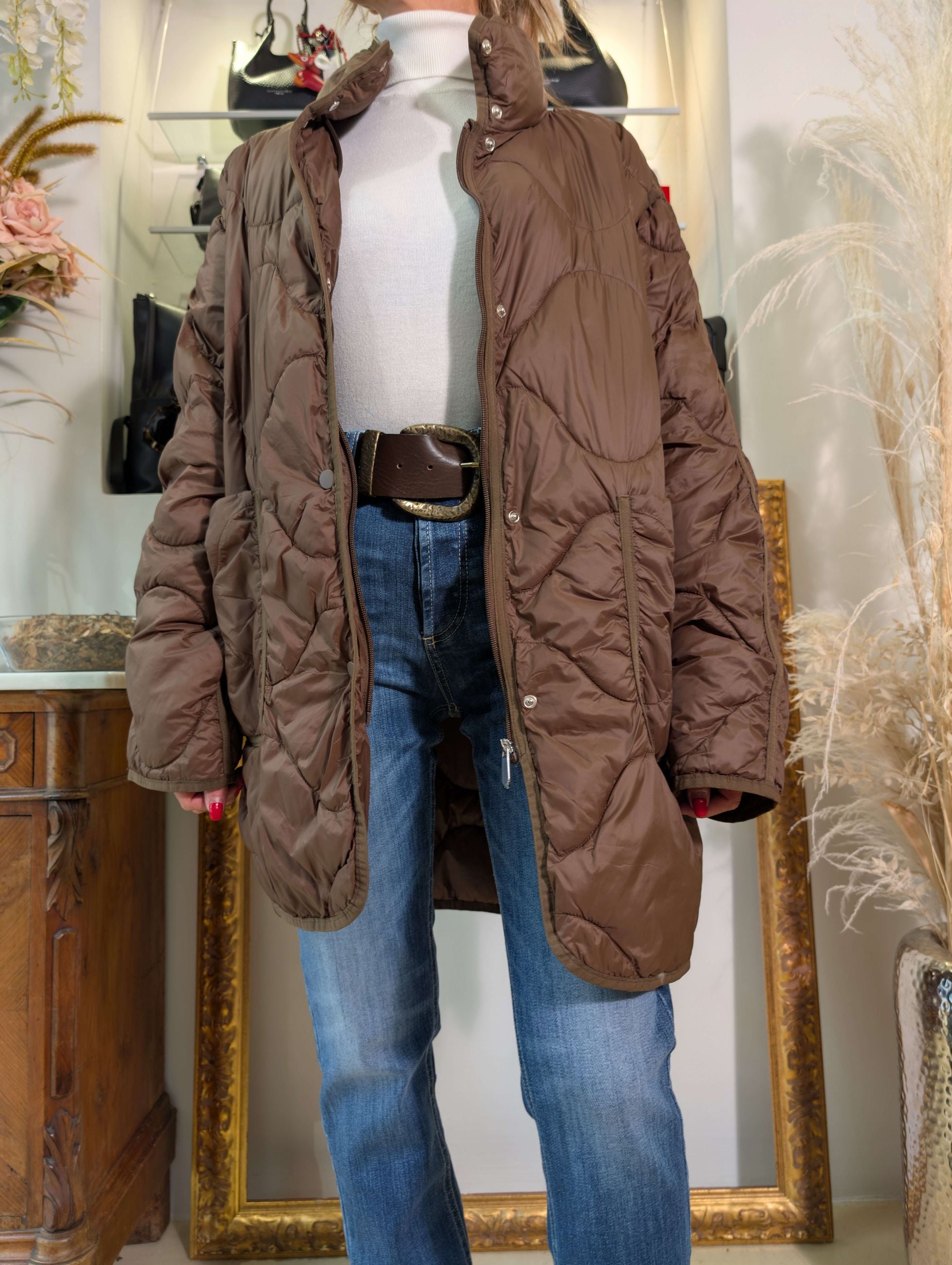 Giubbotto trapuntato oversize - PLEASE