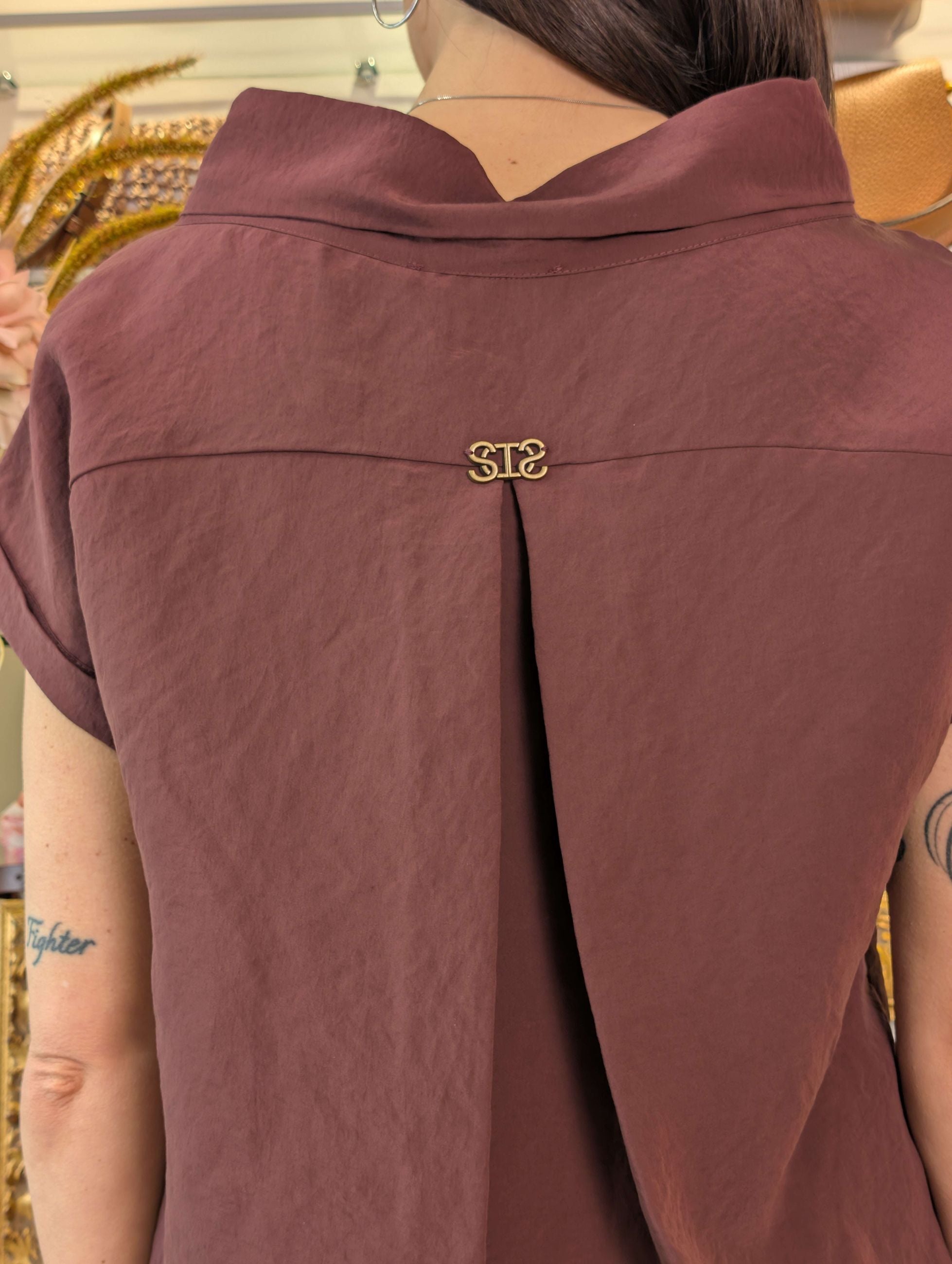 Blusa in tessuto mano pesca Le Sarte del Sole - LE SARTE DEL SOLE