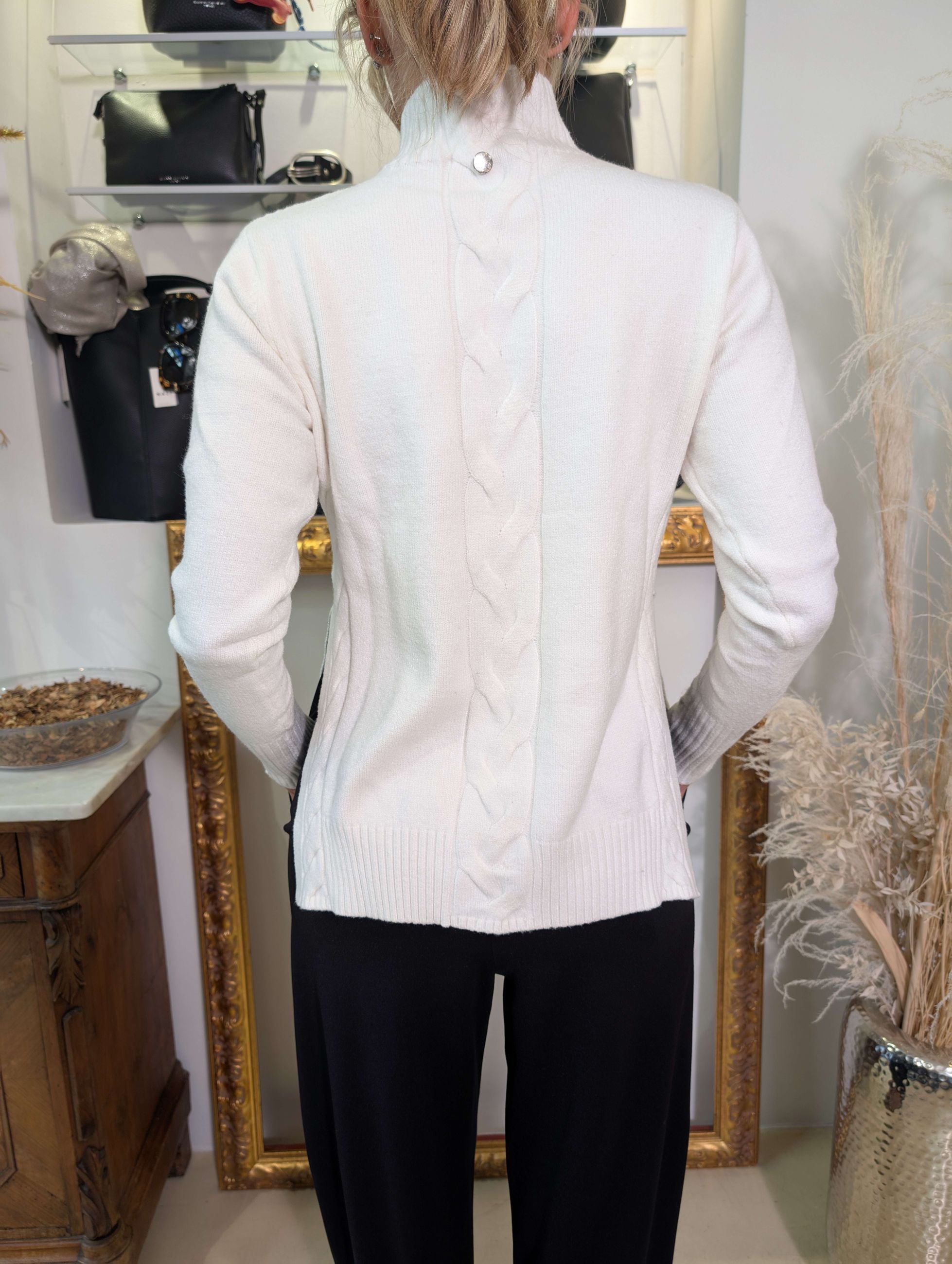 Maglia con treccia - MARKUP DONNA