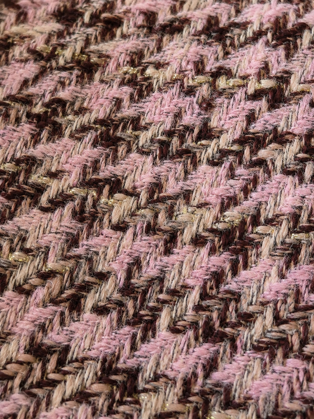 Giacca in pied de poule multicolor con filo lurex - VICOLO