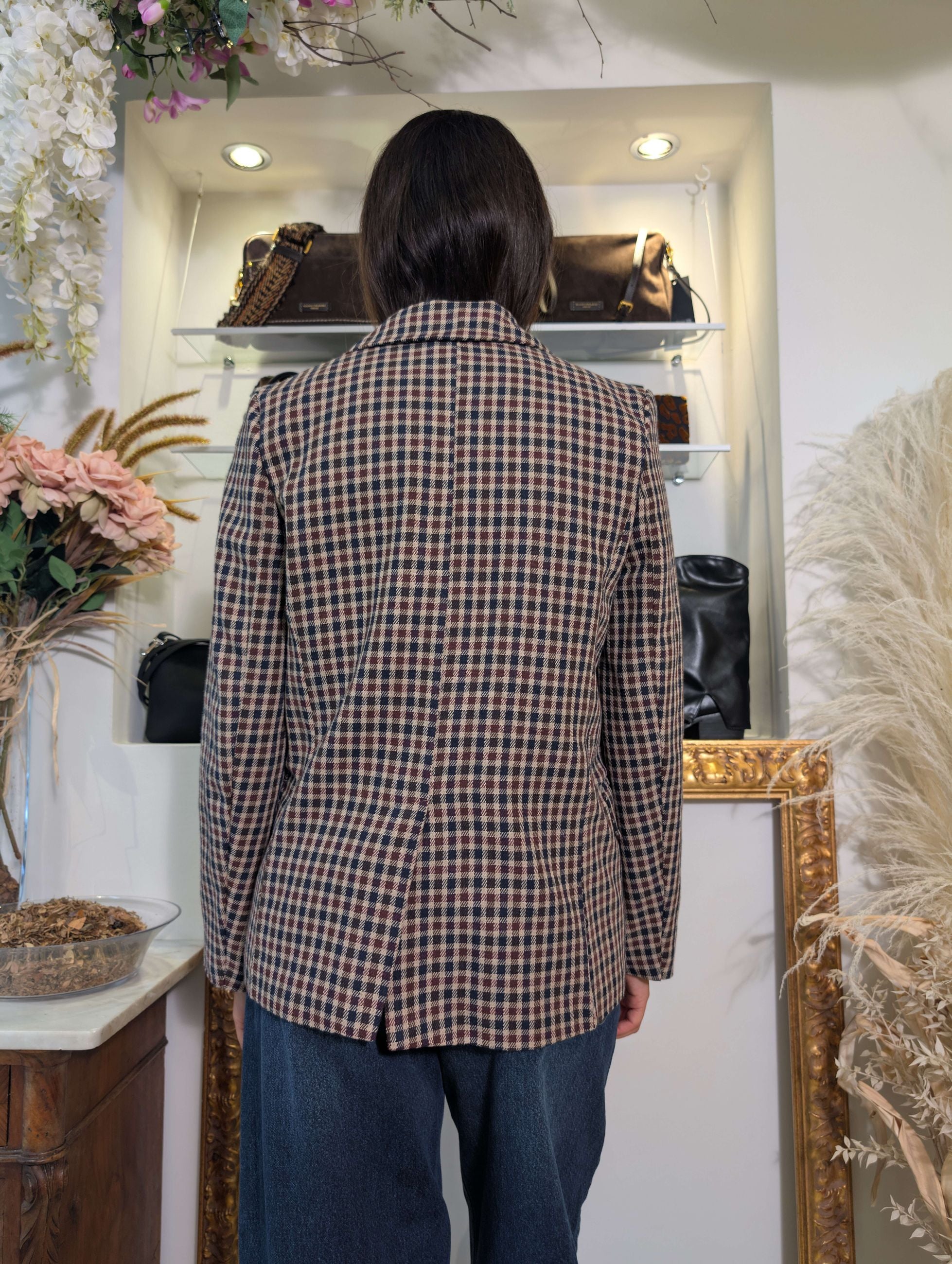 Giacca “British Mood” microcheck – SHE_FLORENCE_LAB - SHE_FLORENCE_LAB