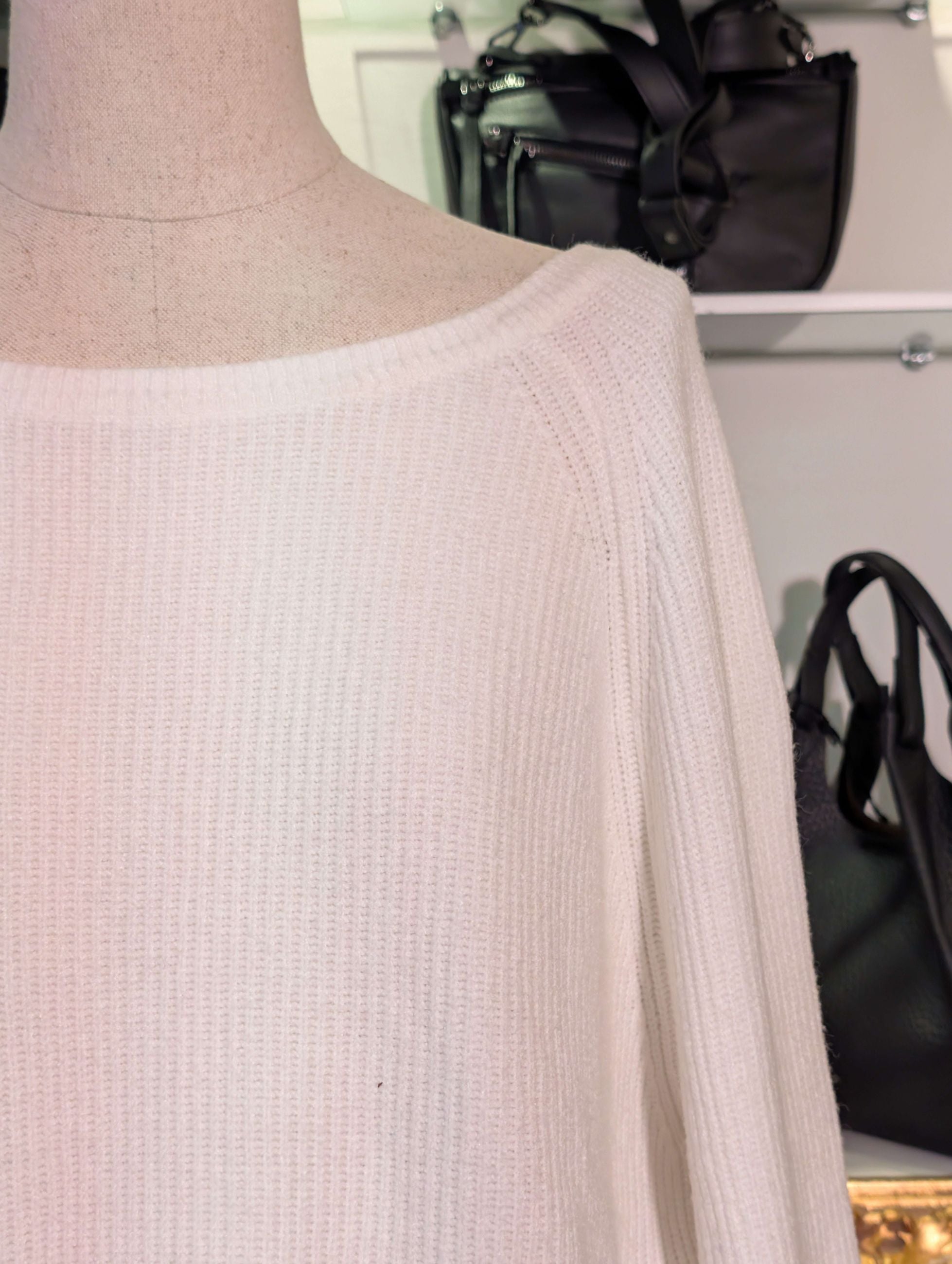 Maglia cropped scollo barca - HAVE ONE