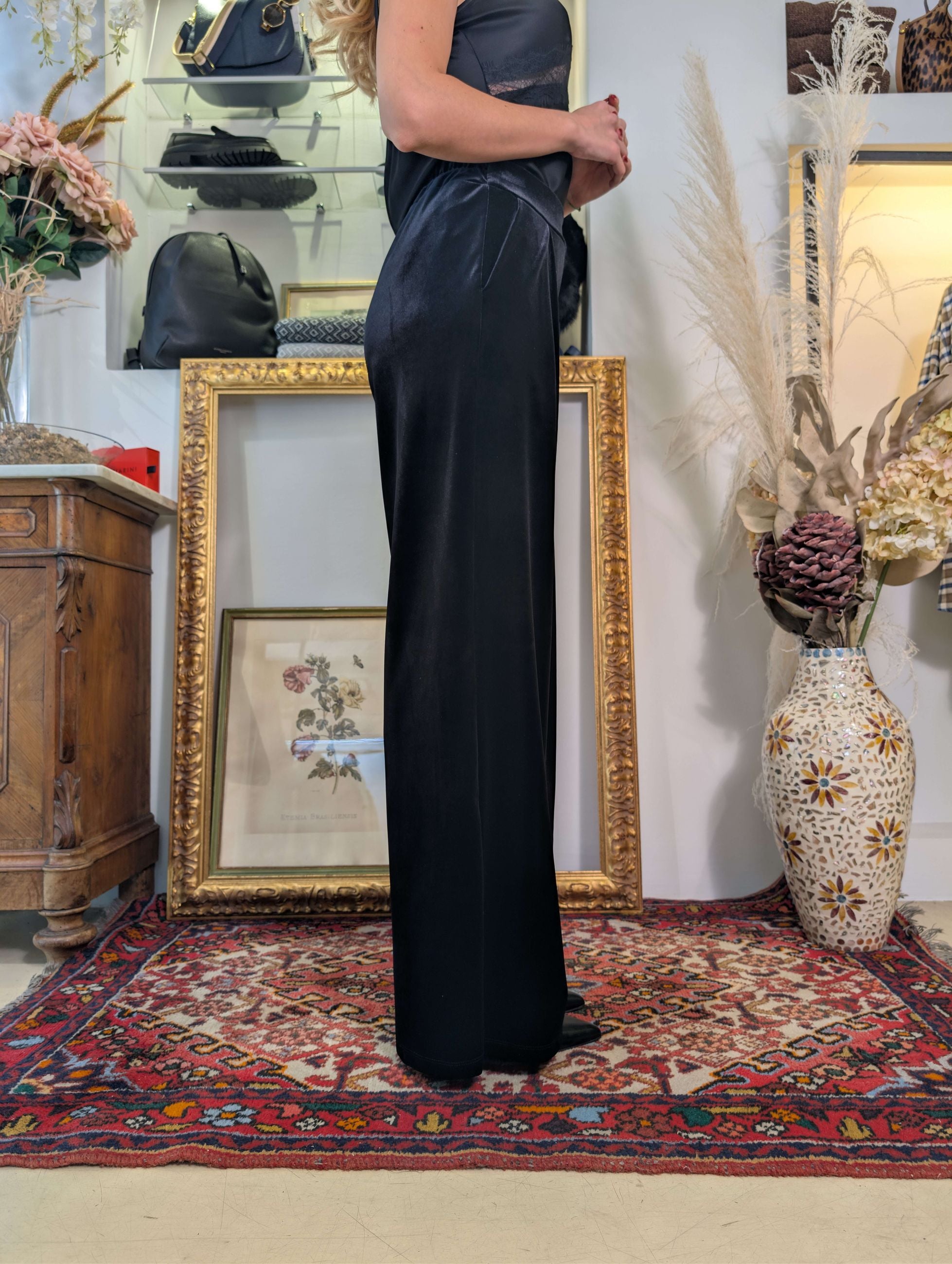 Pantalone in velluto liscio - TENSIONE IN