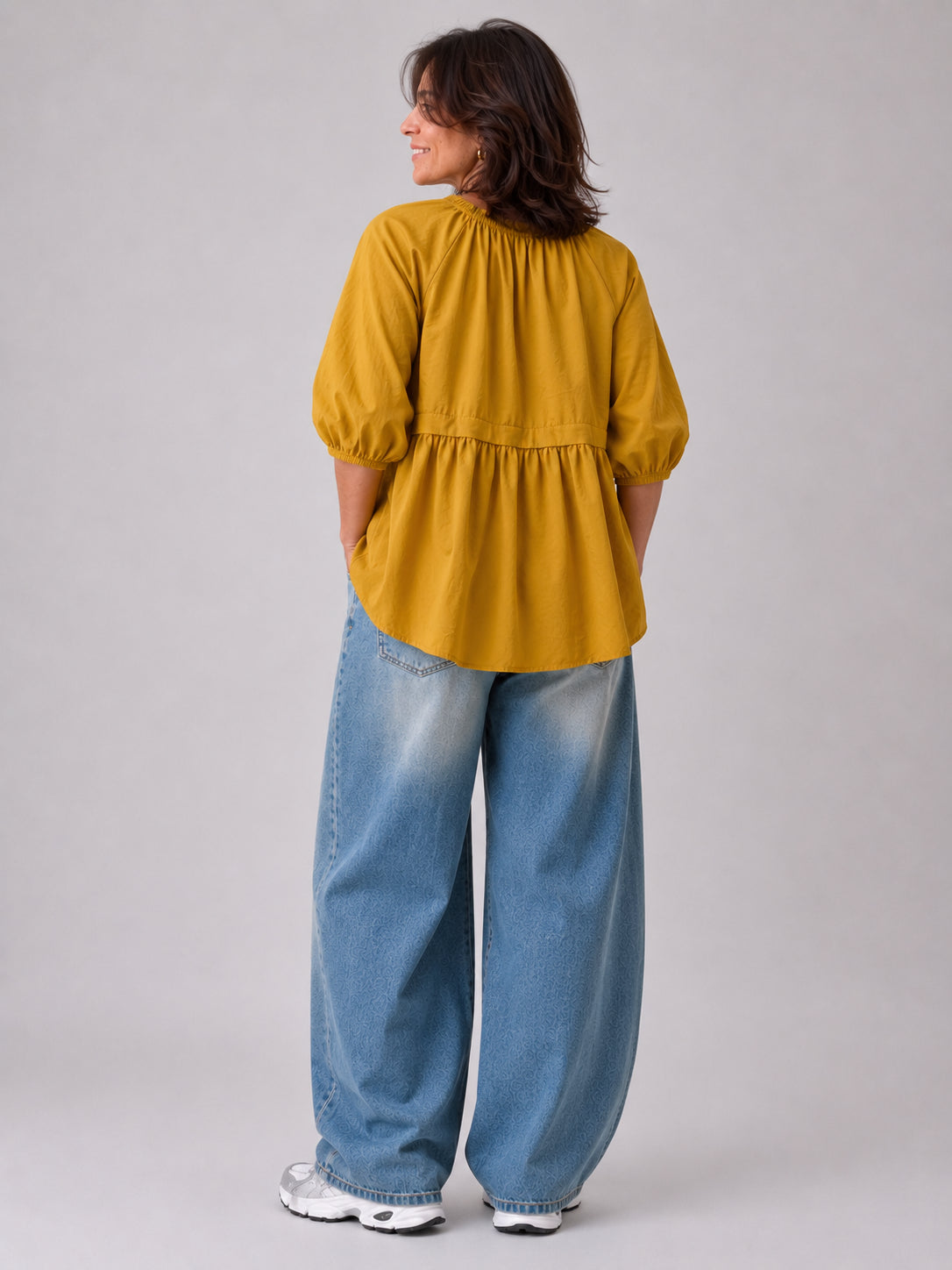 Camicia in mussola di cotone - SHE_FLORENCE_LAB