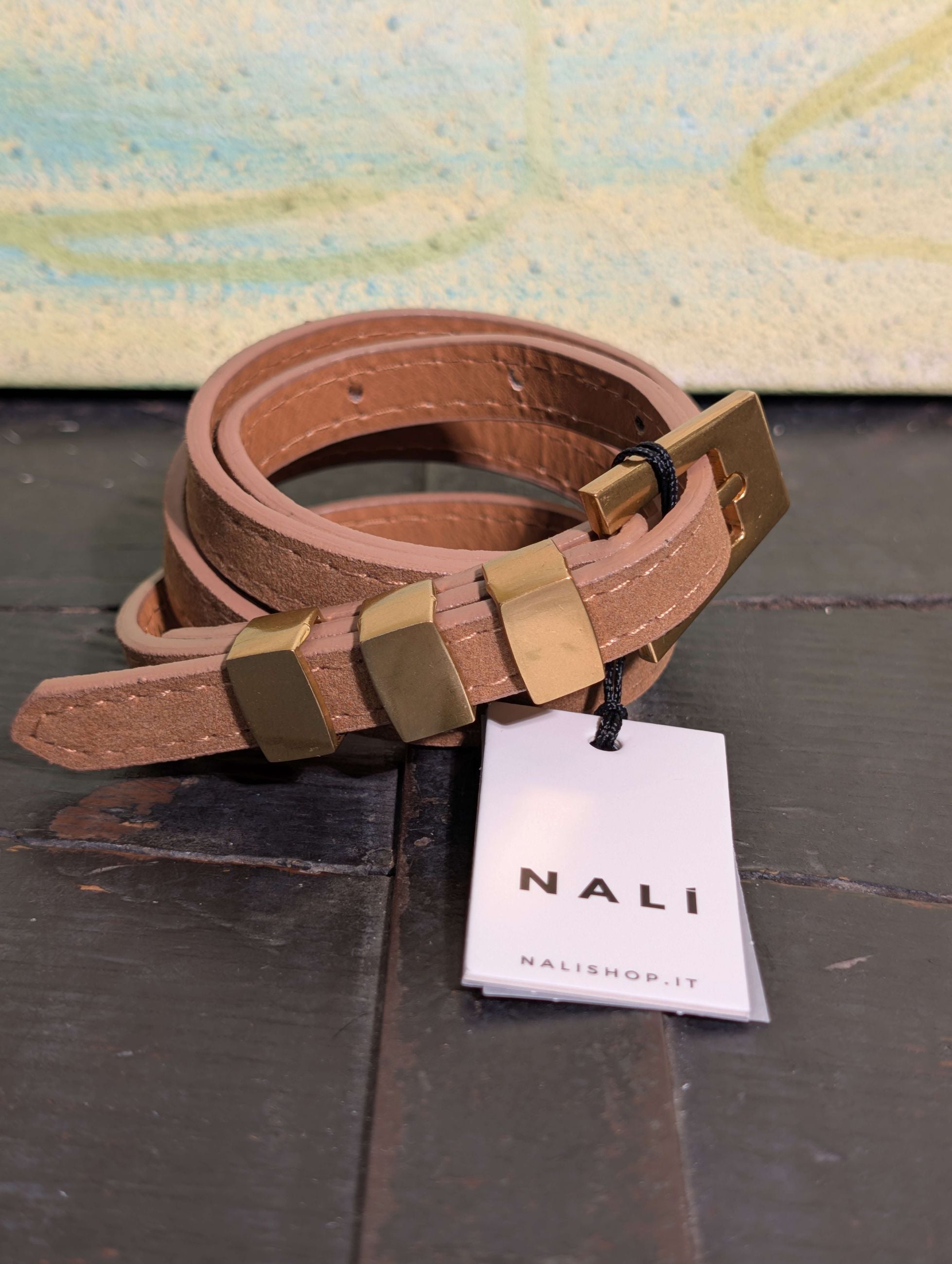 CINTURA MELANIE MARRONE M/L - NALI'