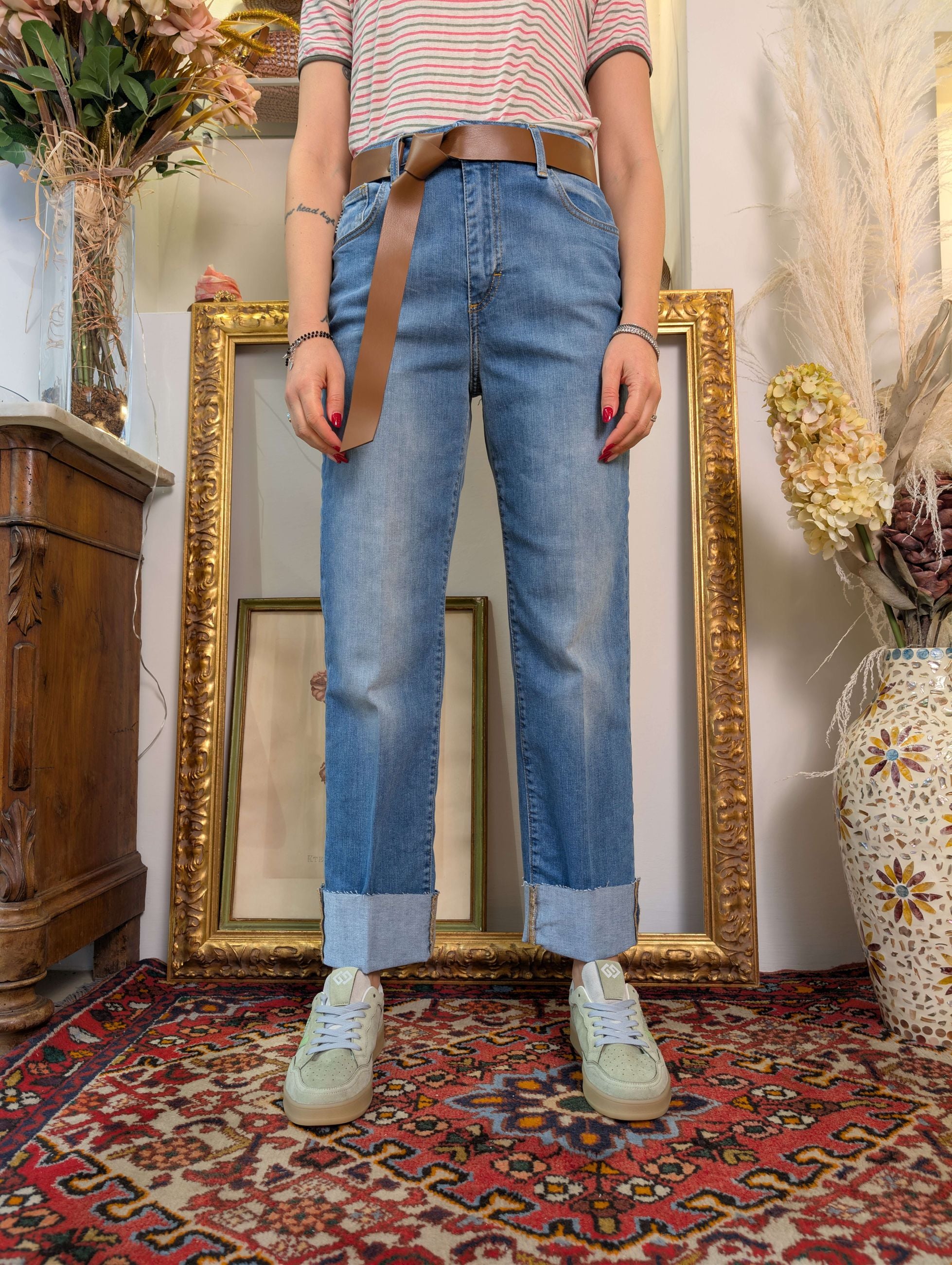 Jeans MANDY con cintura - HAVE ONE