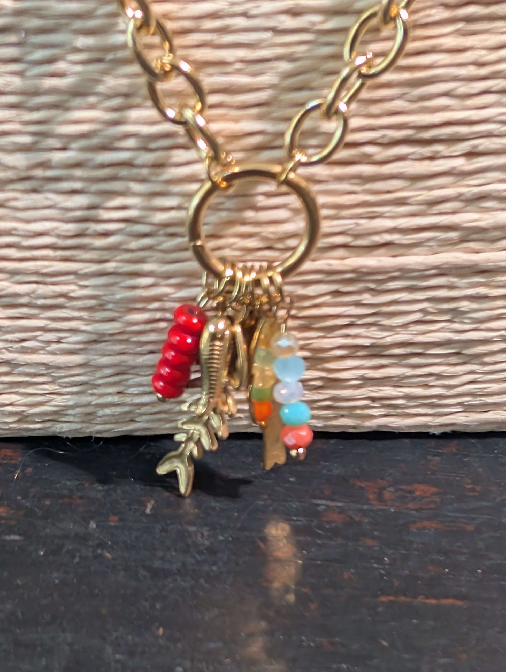 COLLANA CHAIN LITTLE FISH ACC.INOS. ORO - NALI'