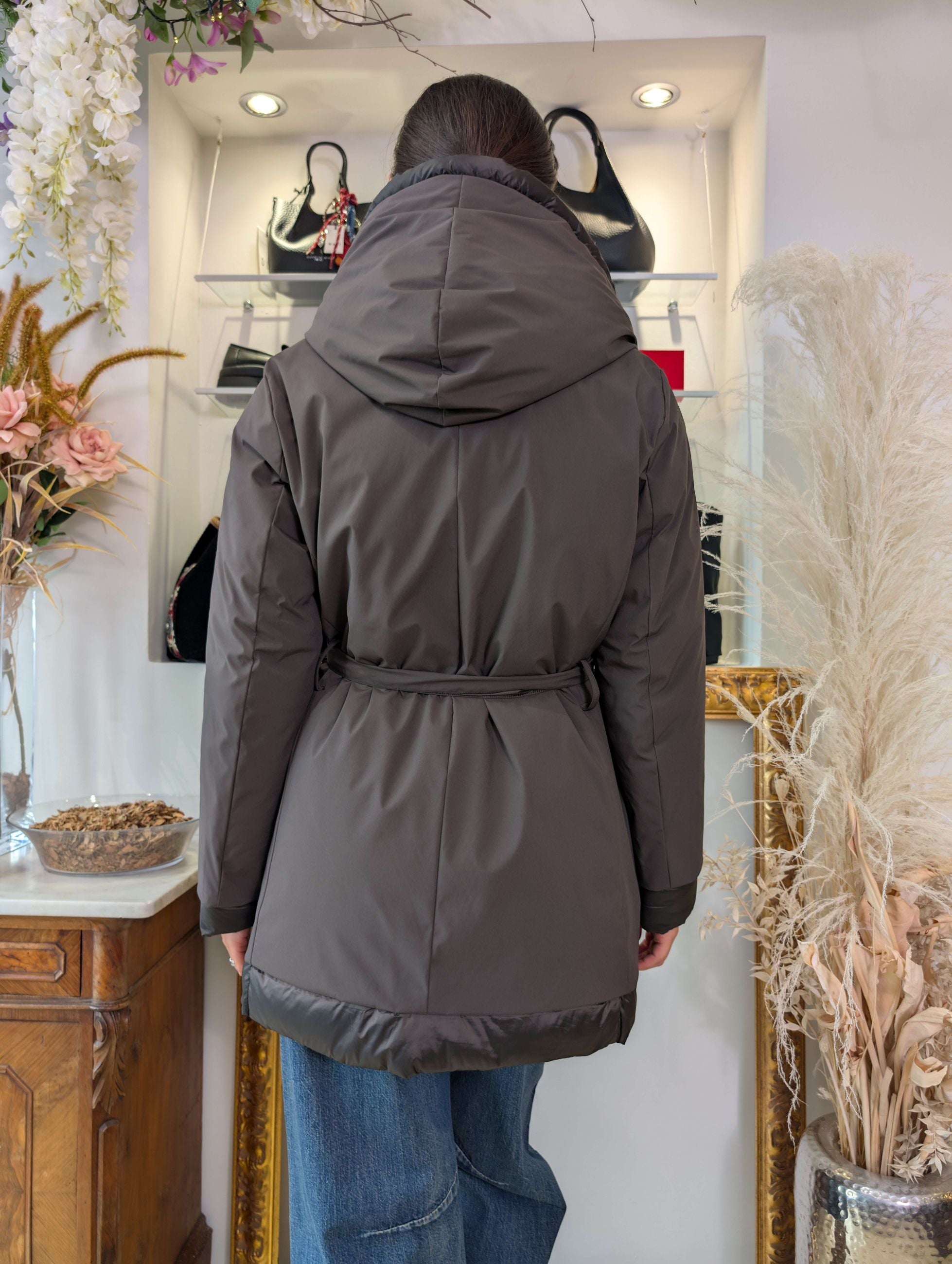 Parka marrone imbottito - LOLA by Sandro Ferrone