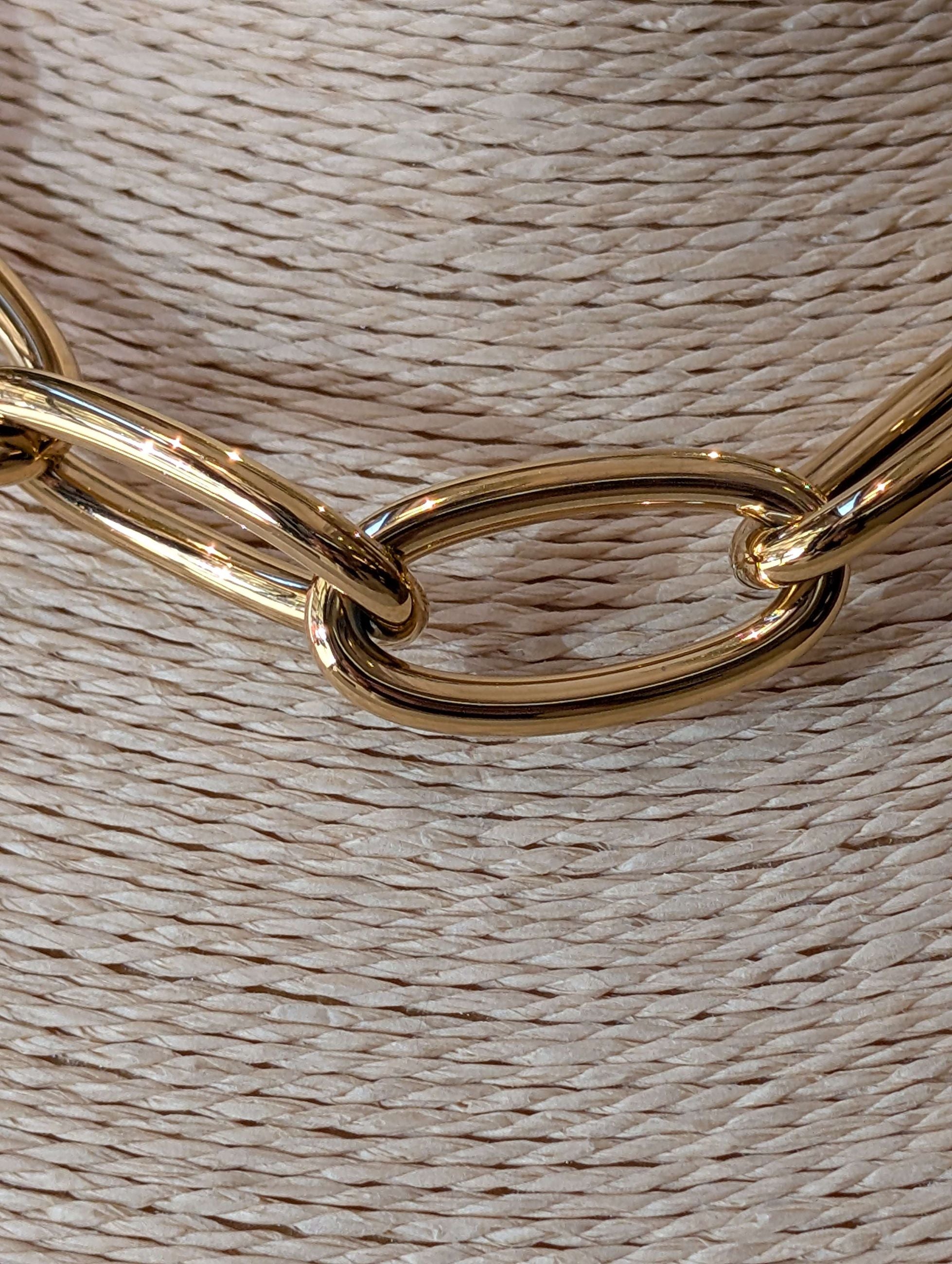 COLLANA ROMI INANELLATA ACC. INOS ORO - NALI'