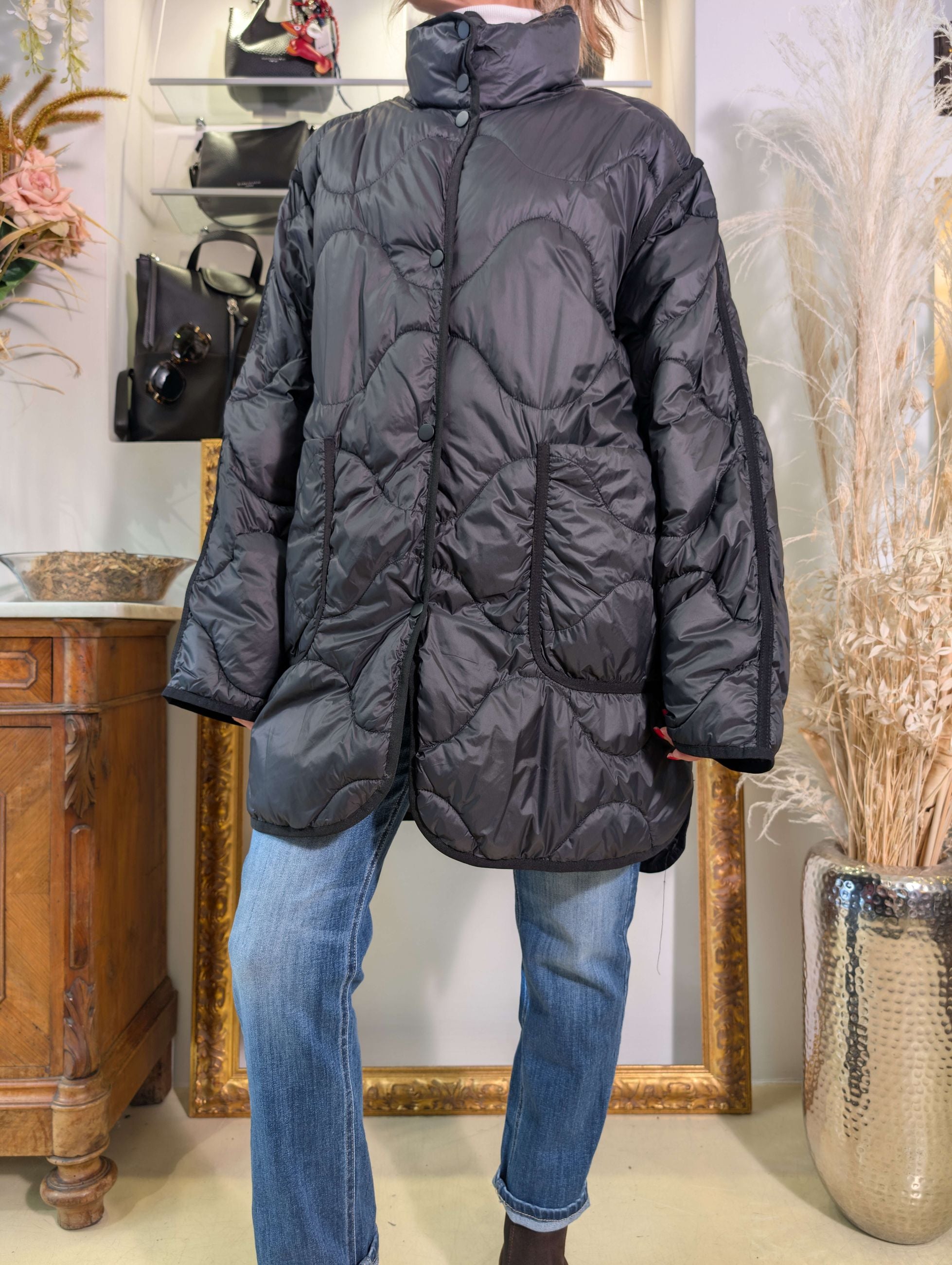 Giubbotto trapuntato oversize - PLEASE