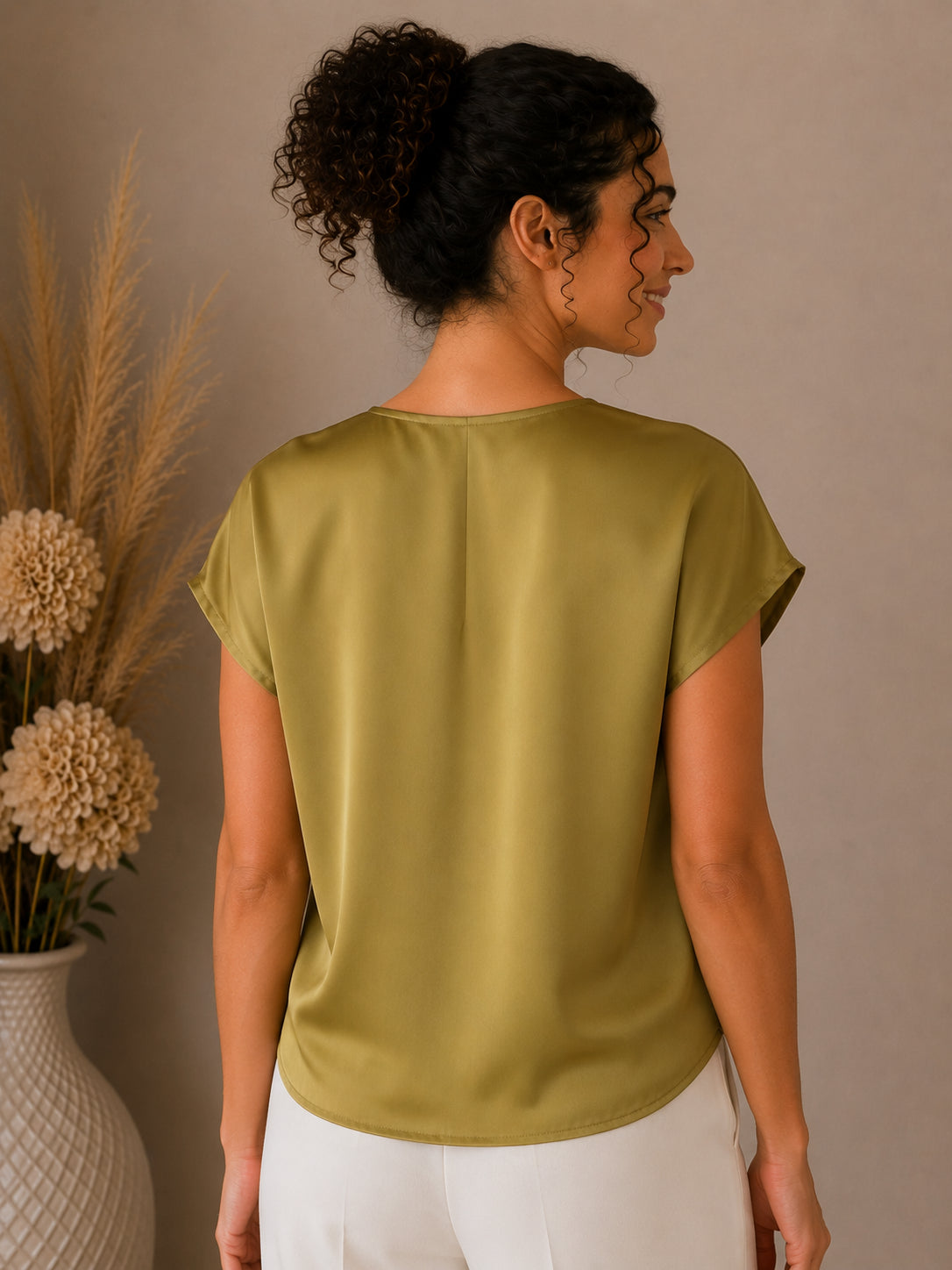 Blusa in raso - LE SARTE DEL SOLE