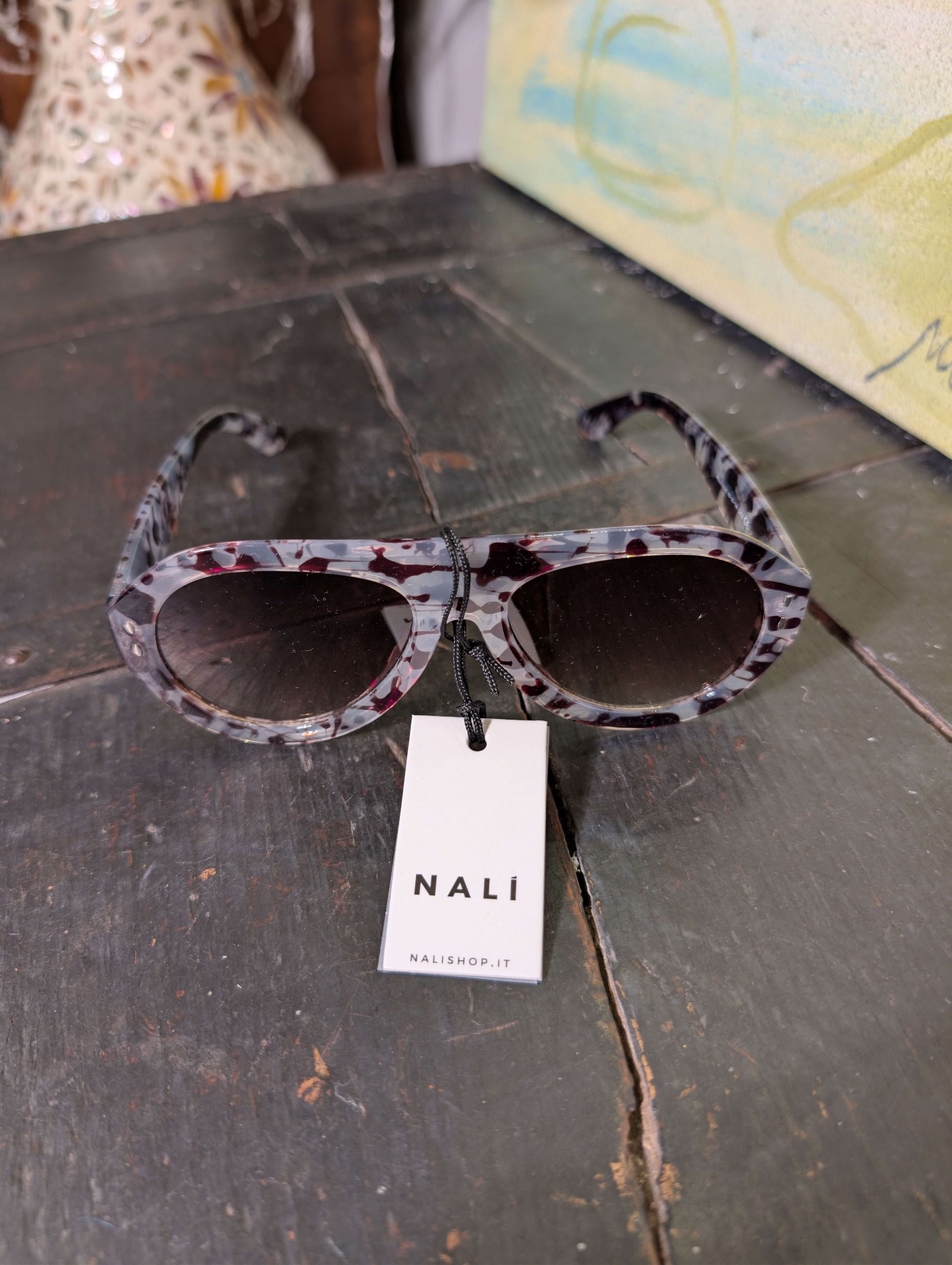 OCCHIALI ROUND TARTARUGATO MARRONE - NALI'