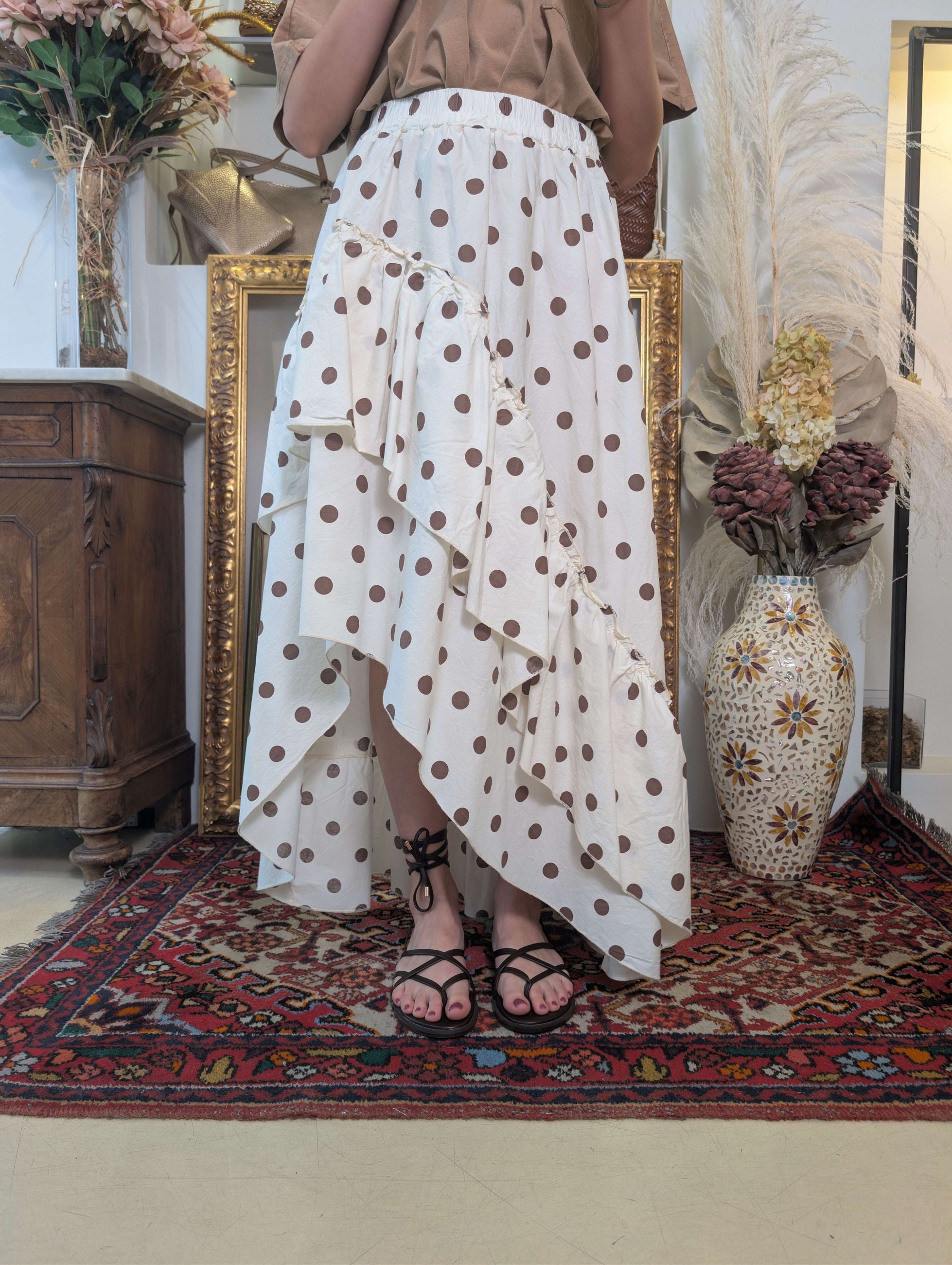 Gonna pois con rouches - SHE_FLORENCE_LAB